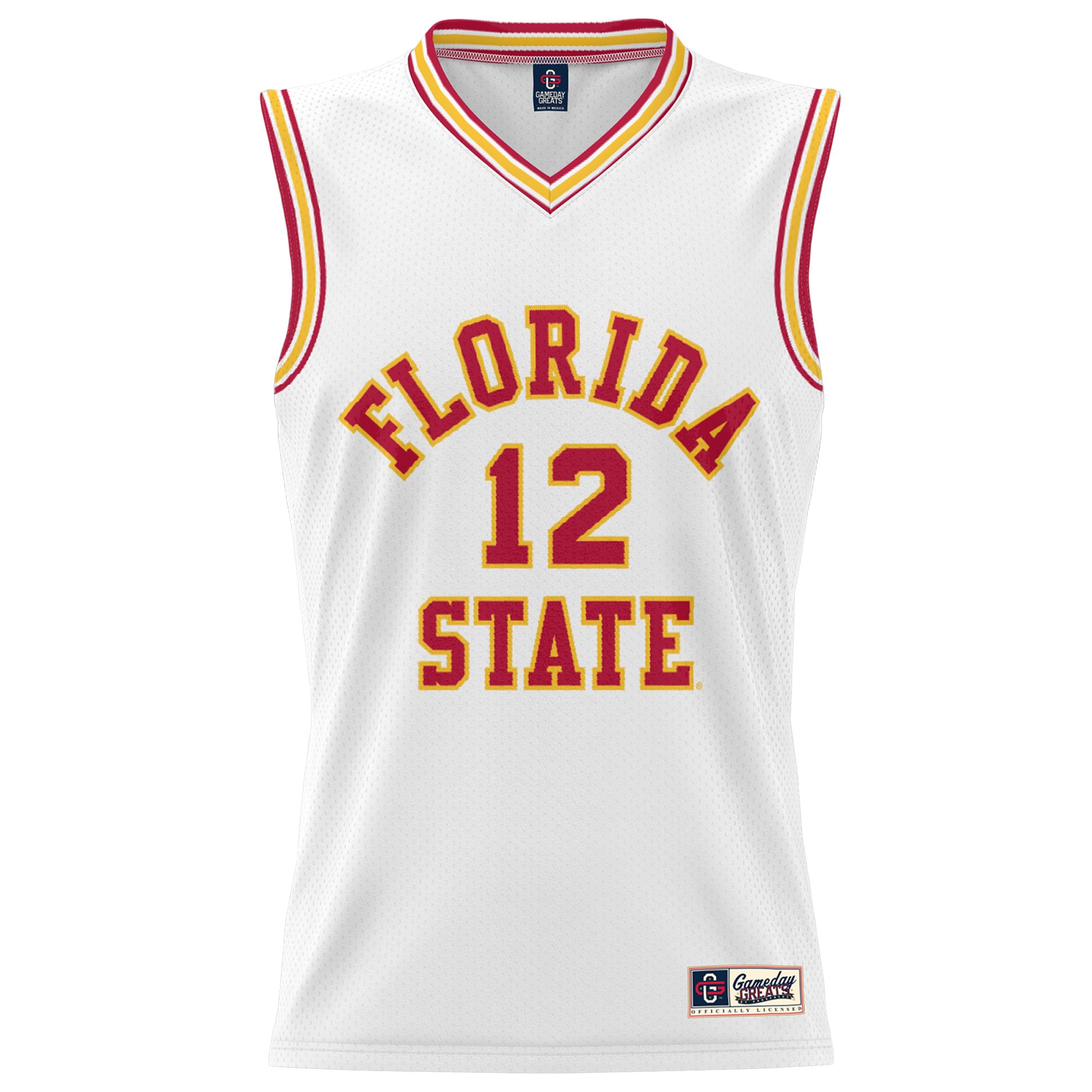Charlie Ward Florida State Seminoles Lightweight Basketball Jersey White - front view