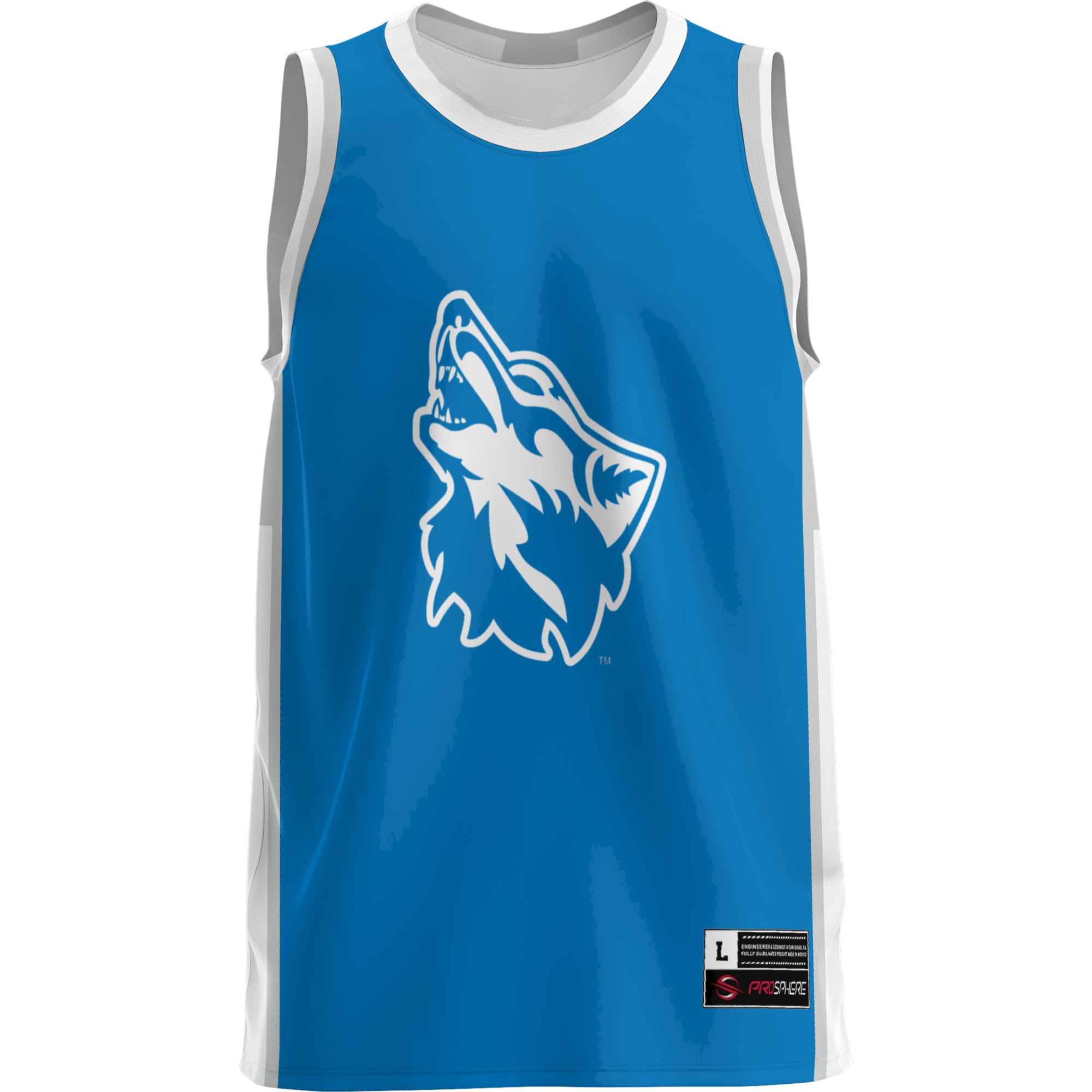 Cheyney Wolves Lightweight Basketball Jersey Blue - front view