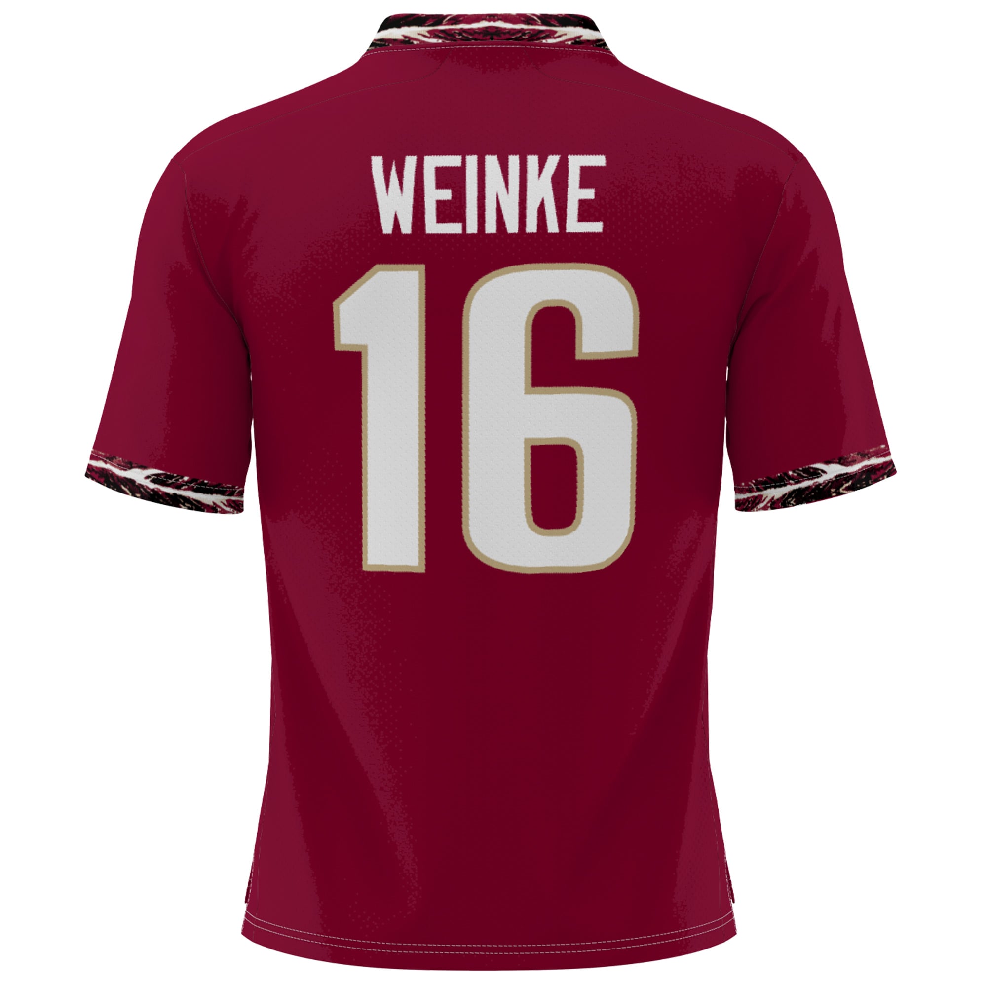 Chris Weinke Florida State Seminoles Youth Heisman Football Jersey Garnet - back view
