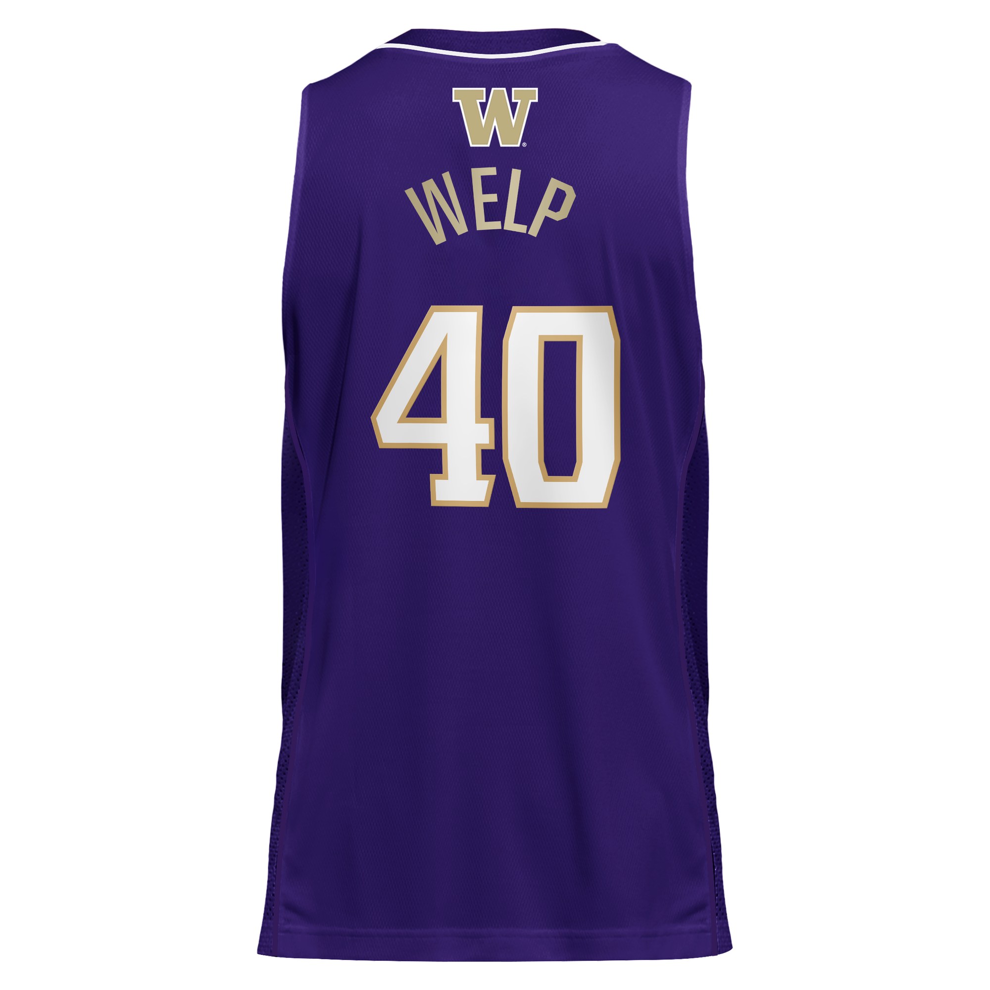 Chris Welp Washington Huskies Jersey Purple - back view