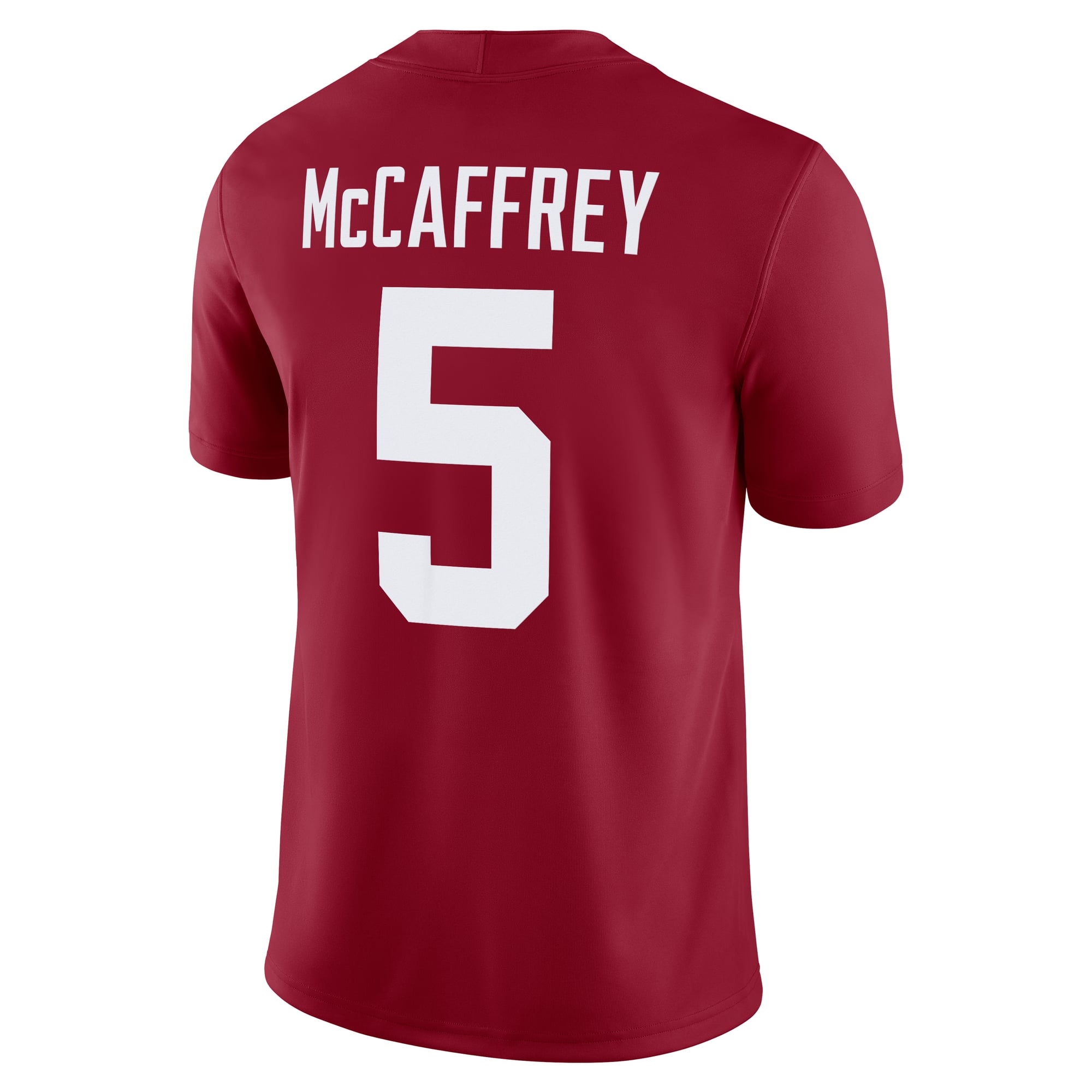 Christian McCaffrey #5 Stanford Cardinal Alumni Player Jersey Cardinal - back view