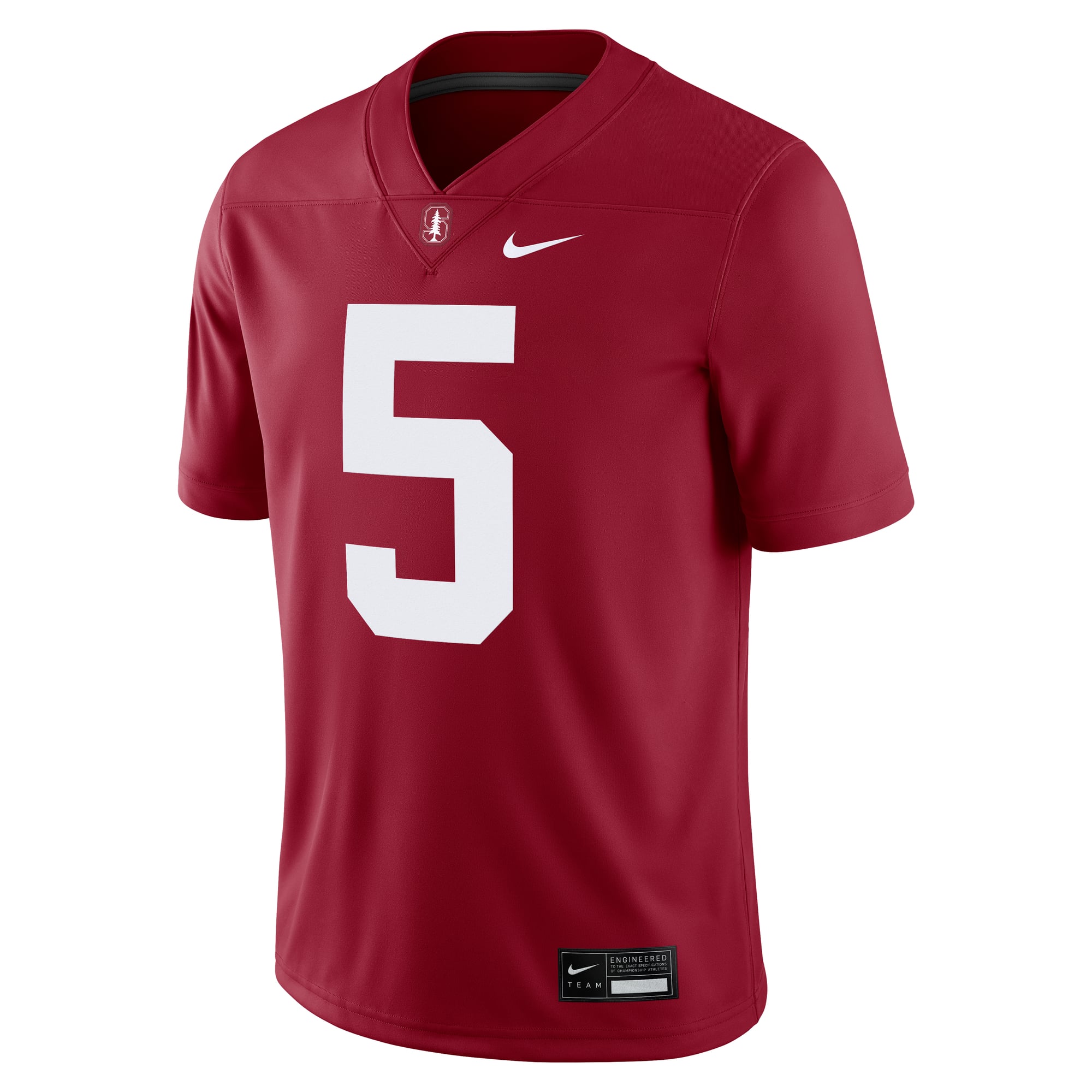 Christian McCaffrey #5 Stanford Cardinal Alumni Player Jersey Cardinal - front view