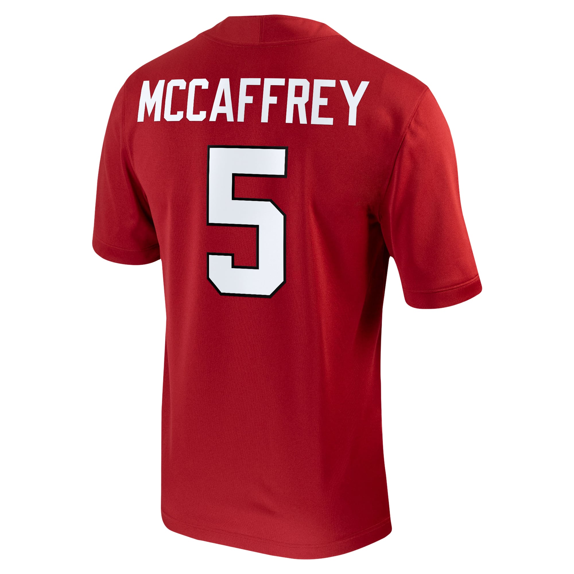 Christian McCaffrey Stanford Cardinal Player Jersey Cardinal - back view