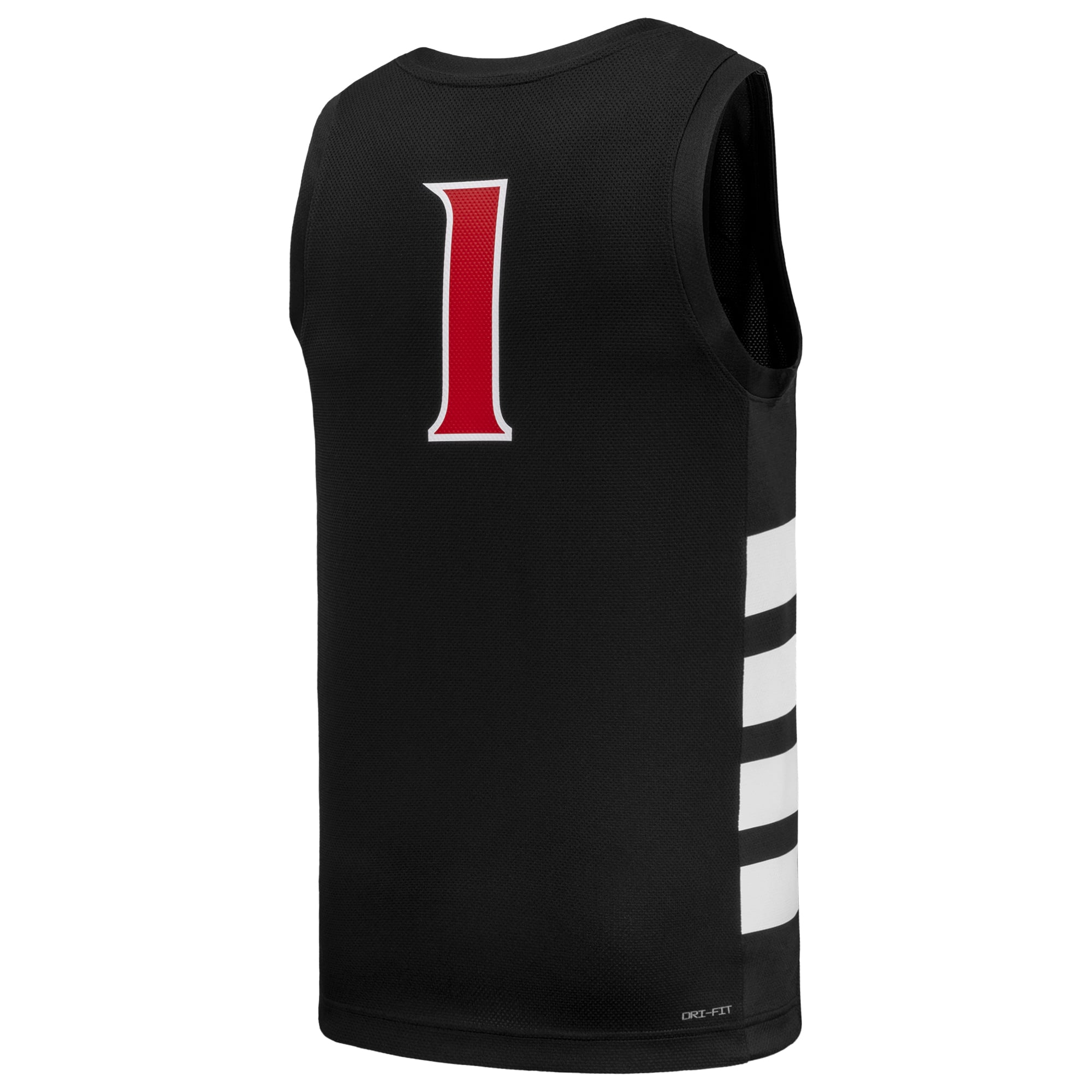 #1 Cincinnati Bearcats Basketball Jersey Black - back view