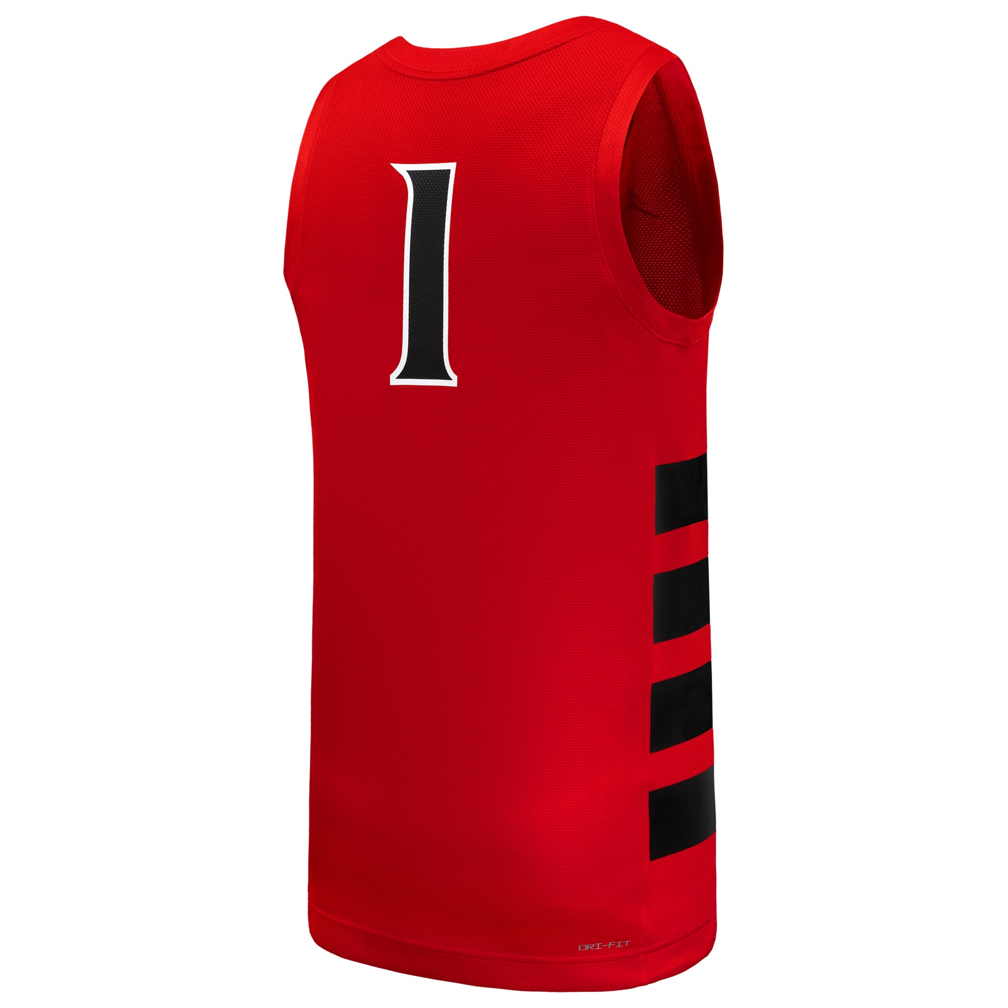 #1 Cincinnati Bearcats Basketball Jersey Red - back view