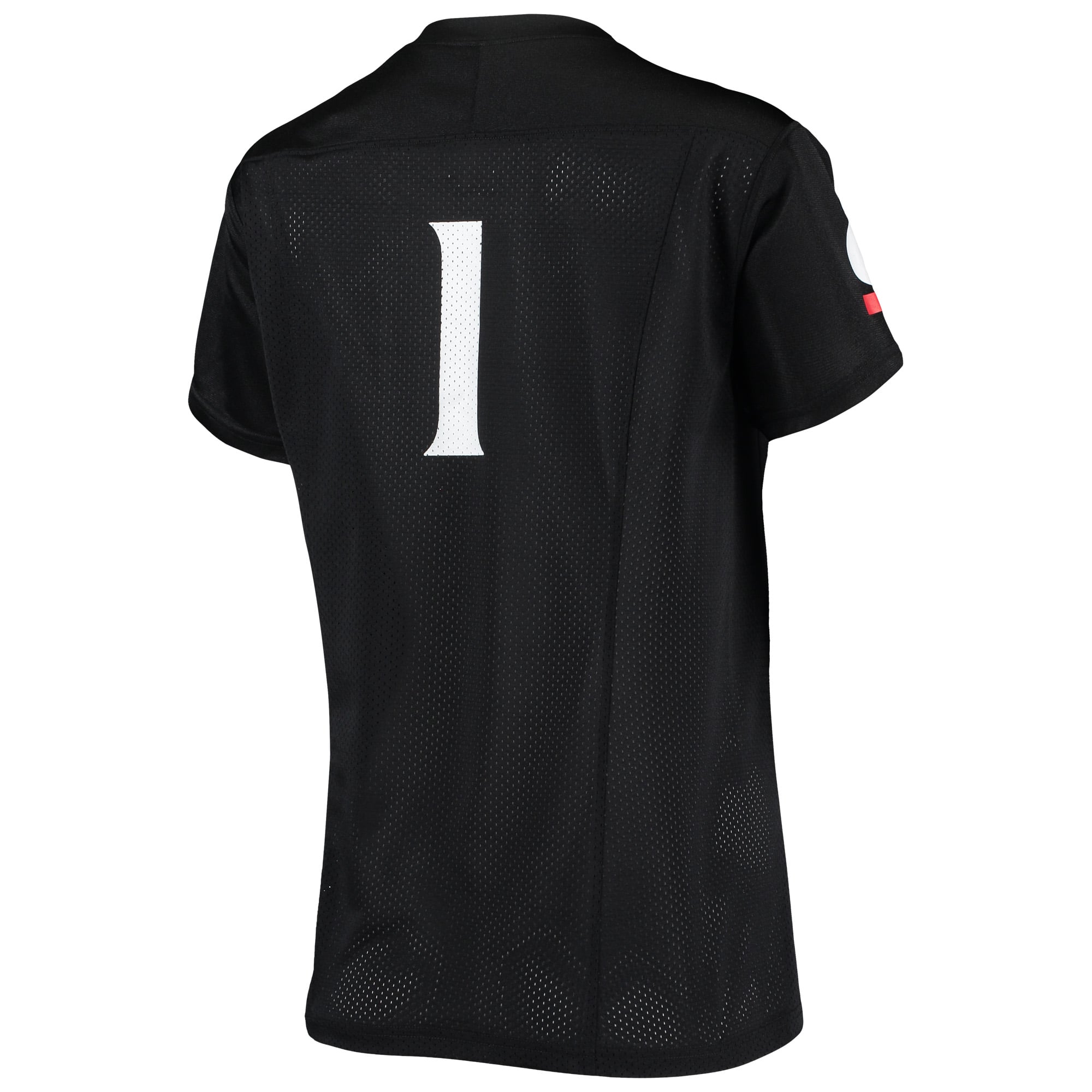 #1 Cincinnati Bearcats Women's Football Jersey Black - back view