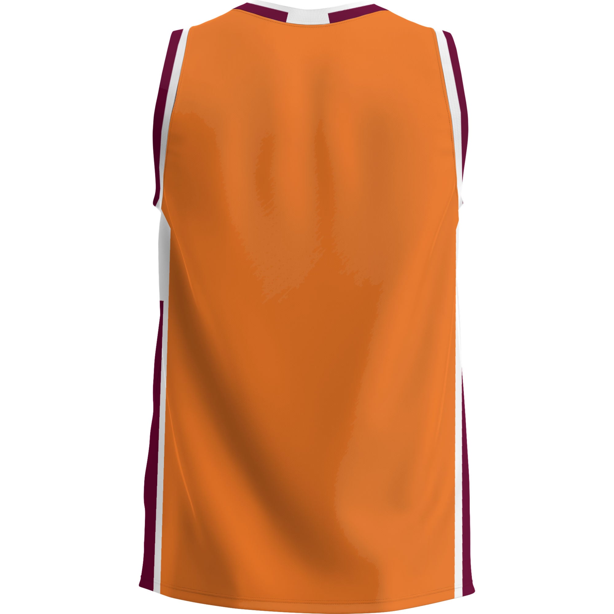 Claflin Panthers Lightweight Basketball Jersey Maroon - back view