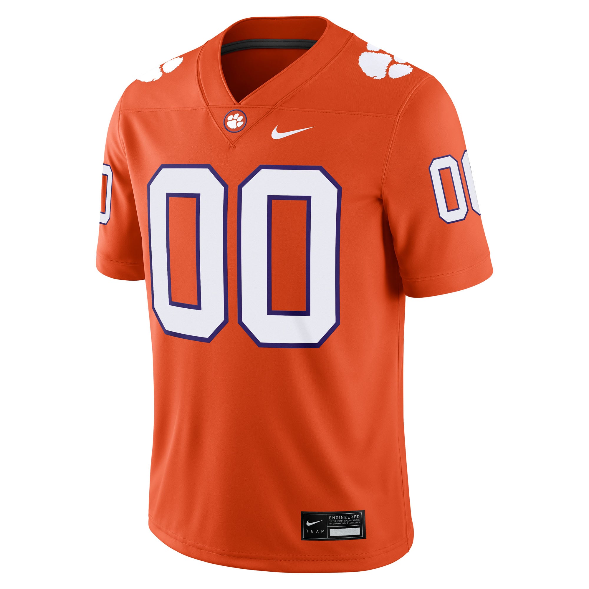 Clemson Tigers Jersey Orange - front view