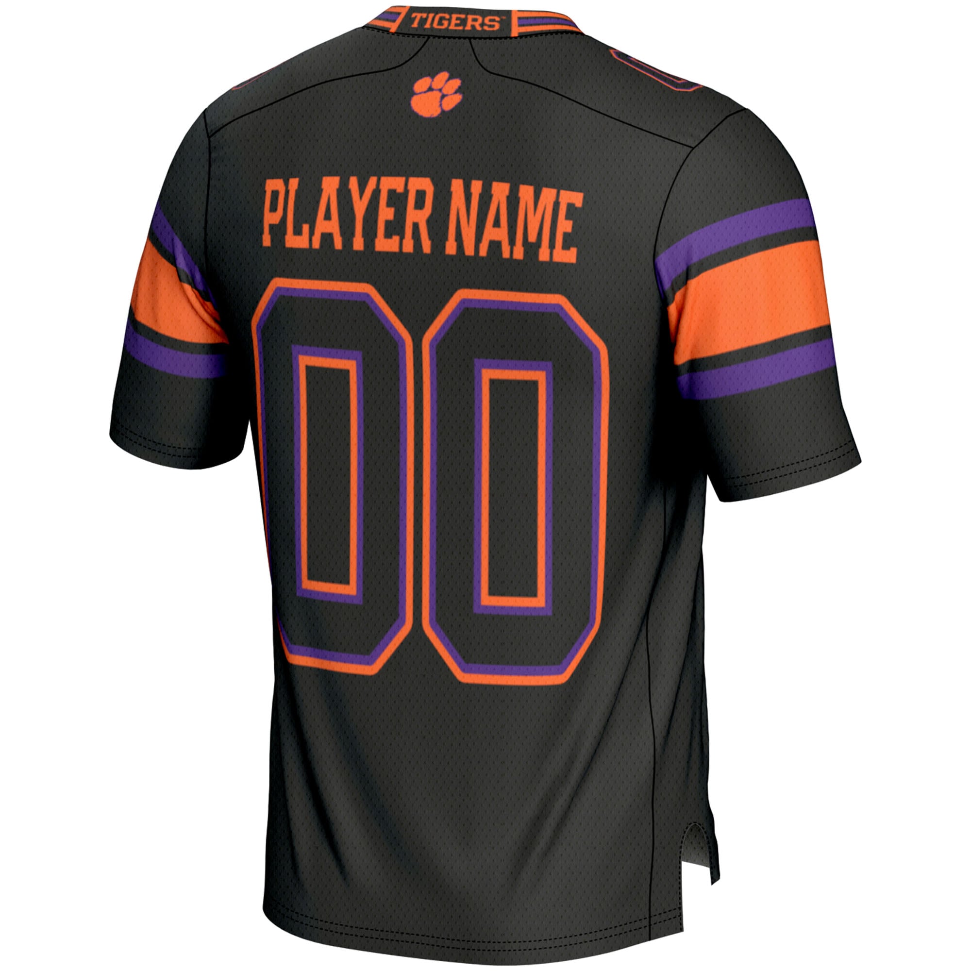Clemson Tigers Football Jersey Black - back view