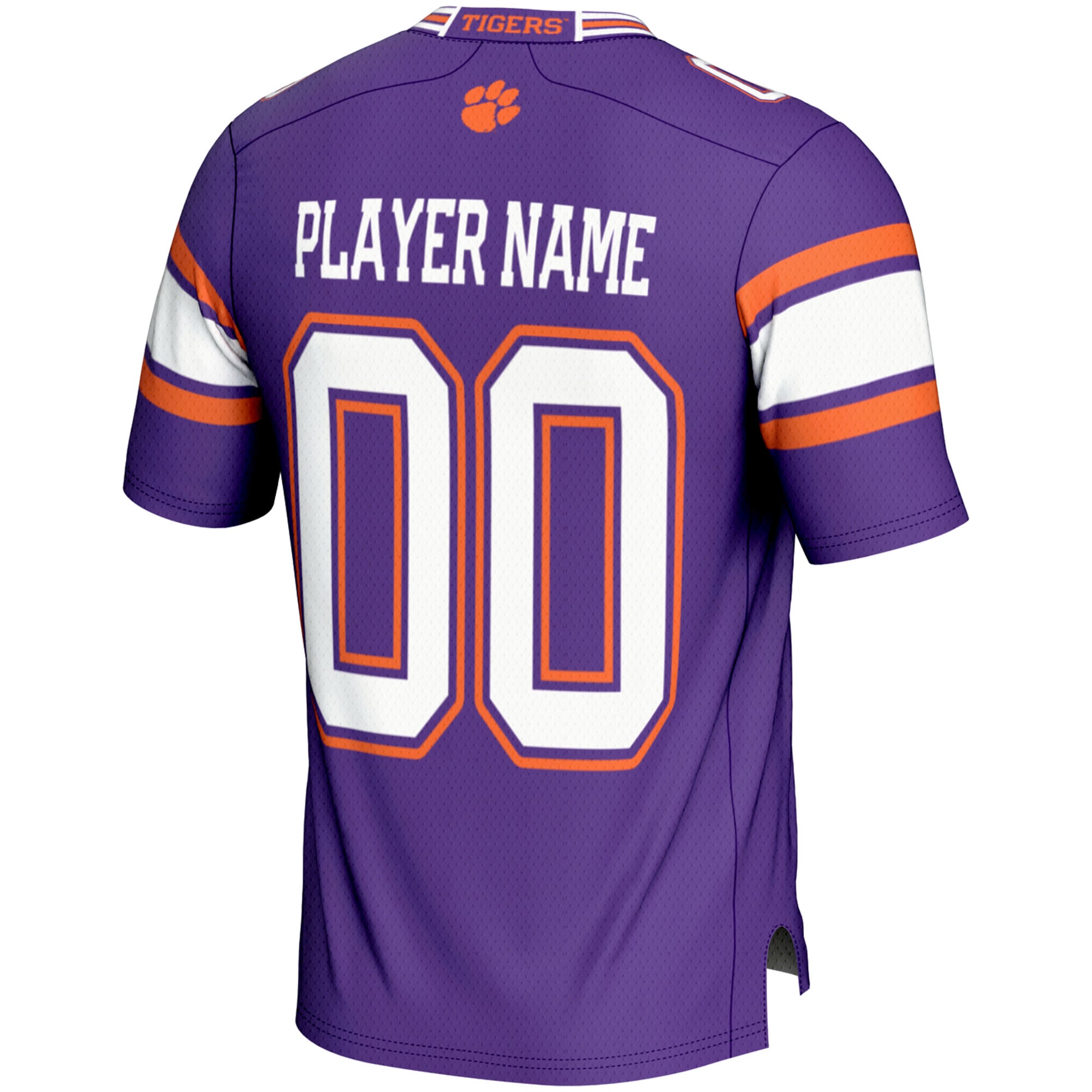 Clemson Tigers Football Jersey Purple - back view