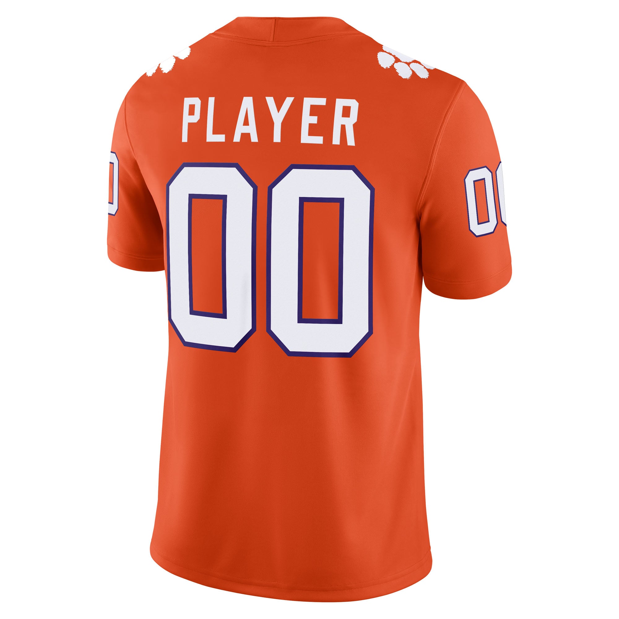 Clemson Tigers Jersey Orange - back view