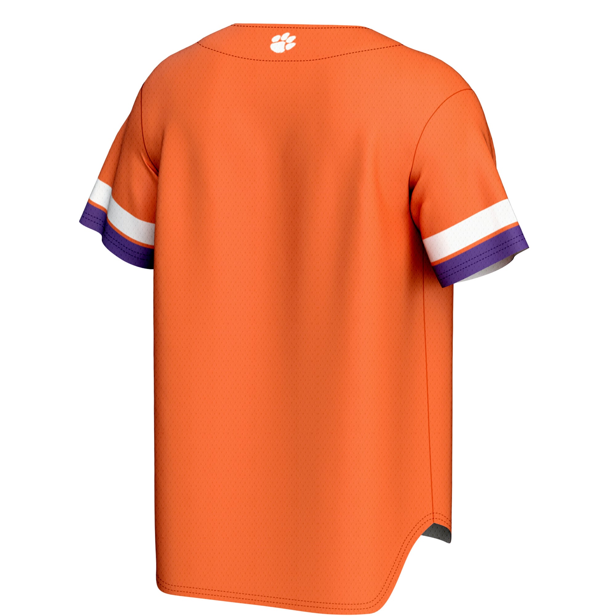 Clemson Tigers Spirit Baseball Jersey Orange - back view