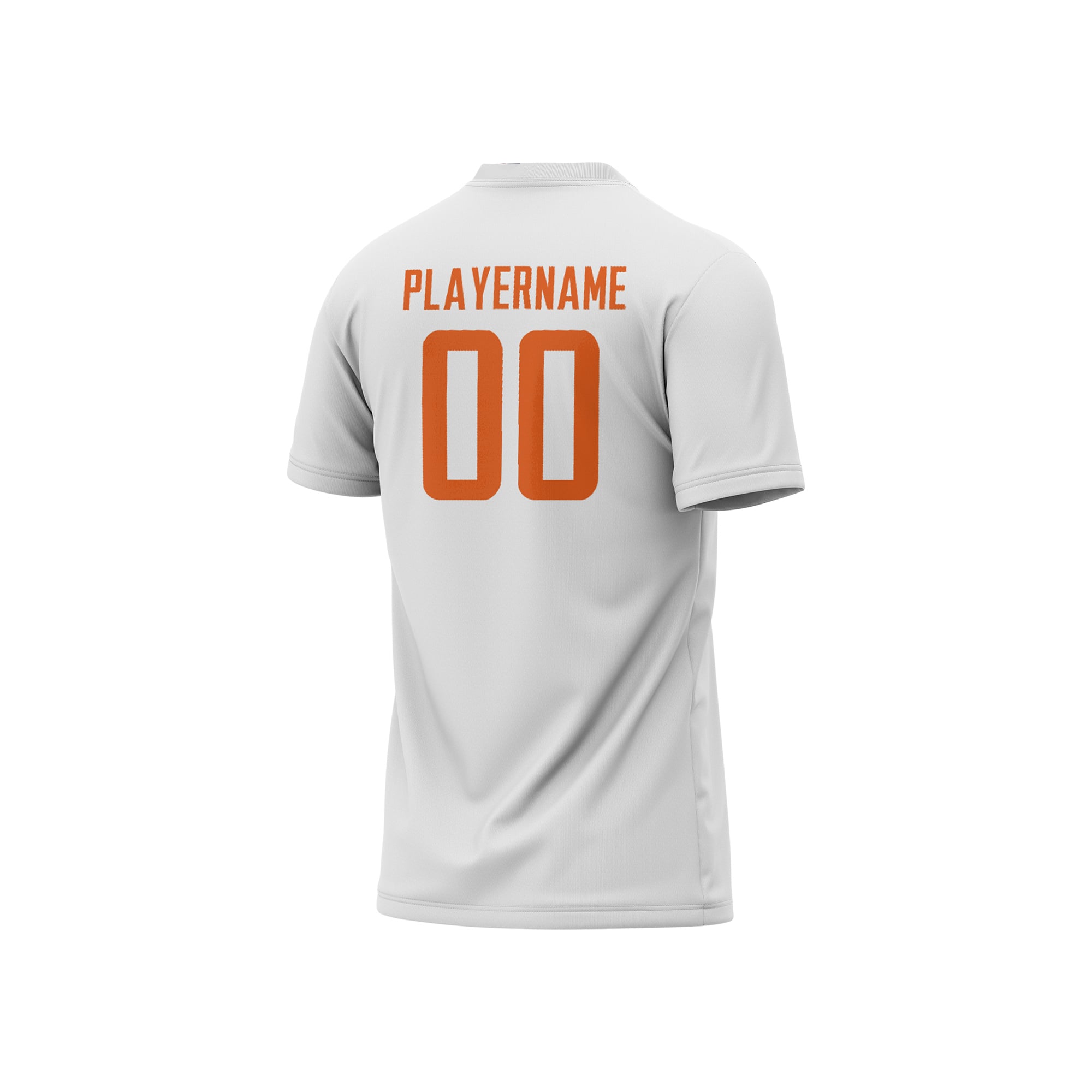 Clemson Tigers Youth Soccer Jersey White - back view