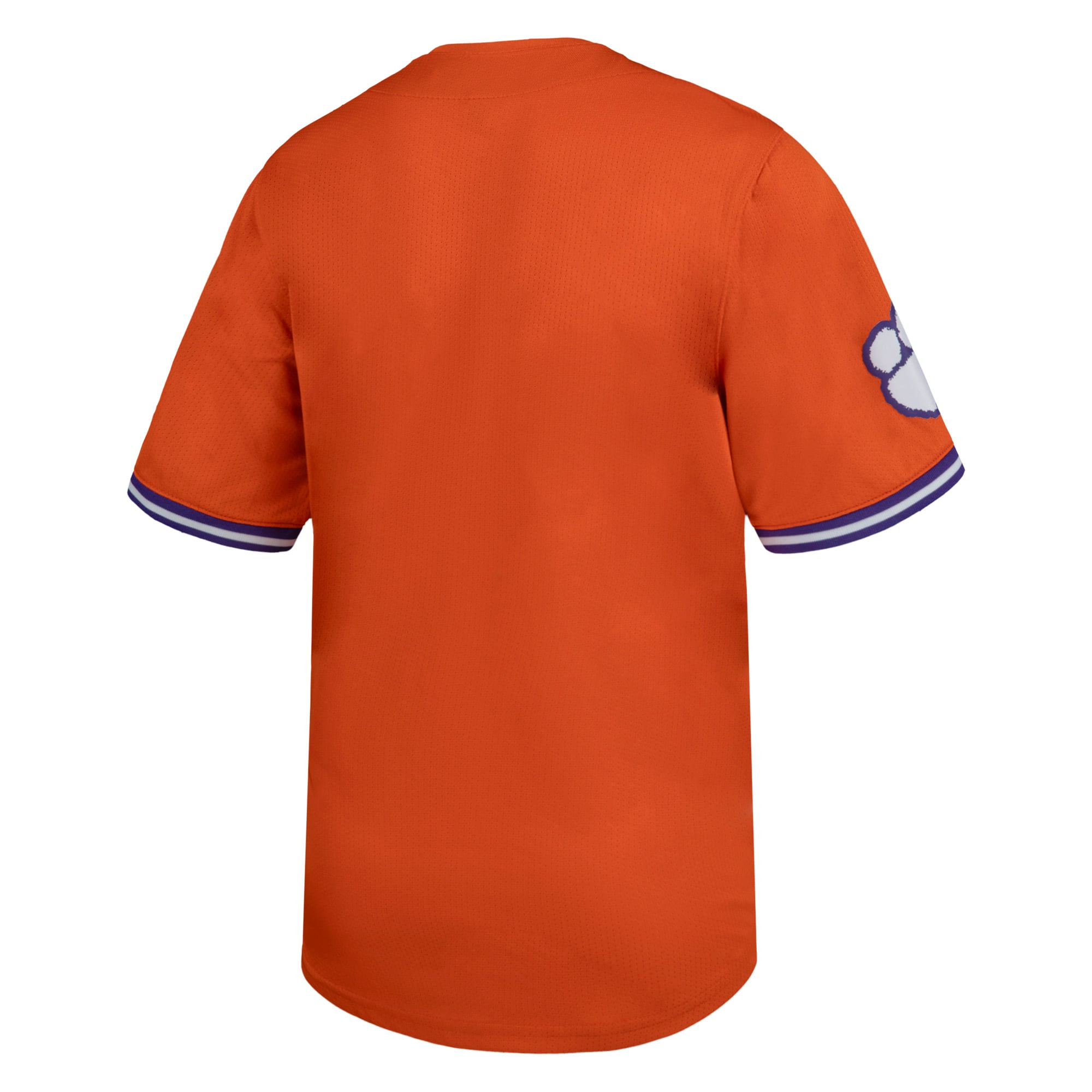 Clemson Tigers Youth Baseball Jersey Orange - back view