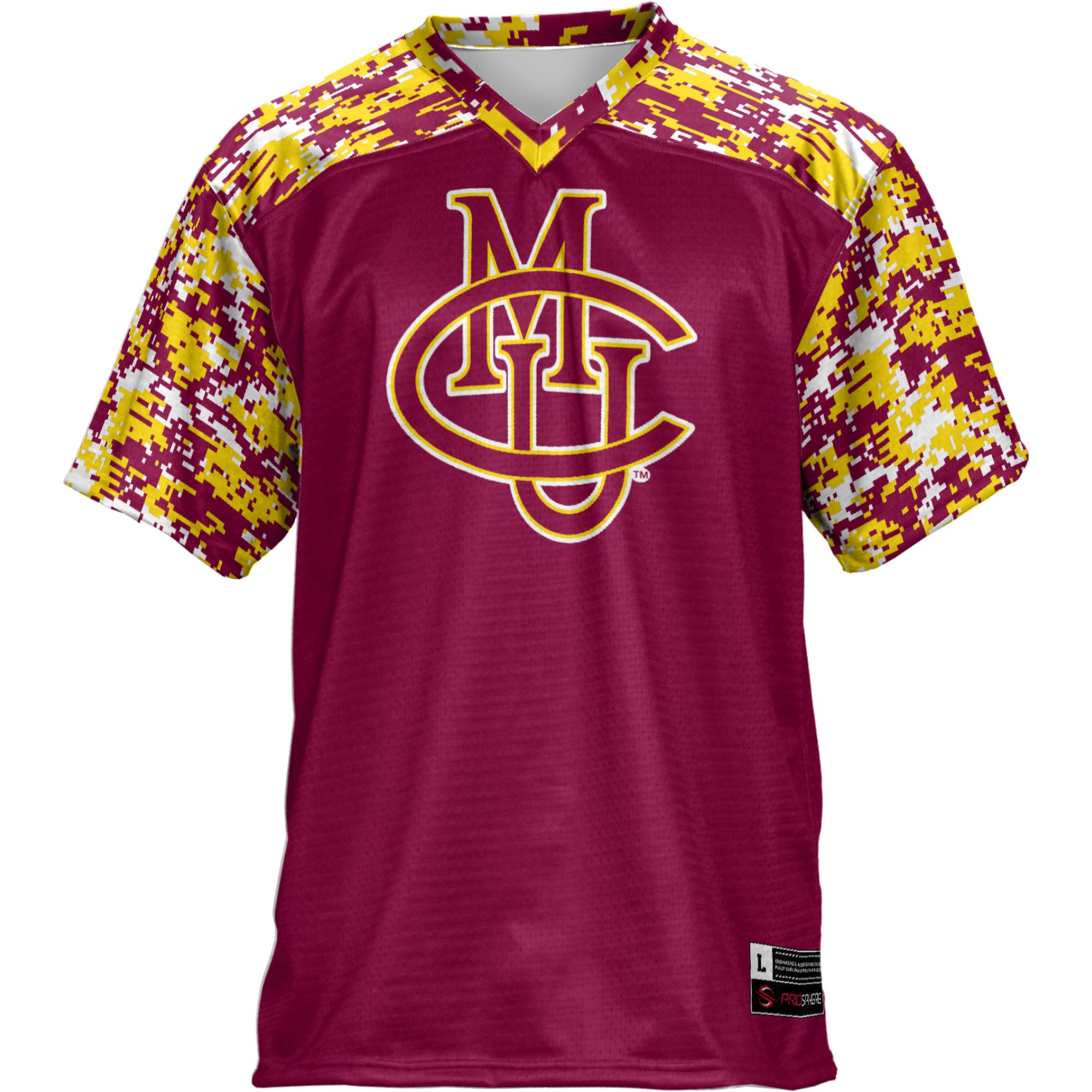 CMU Mavericks Football Jersey Maroon - front view