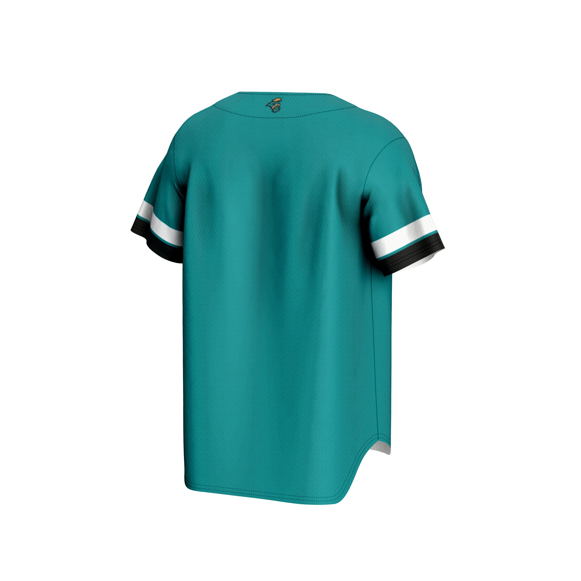 Coastal Carolina Chanticleers Baseball Jersey Teal - back view