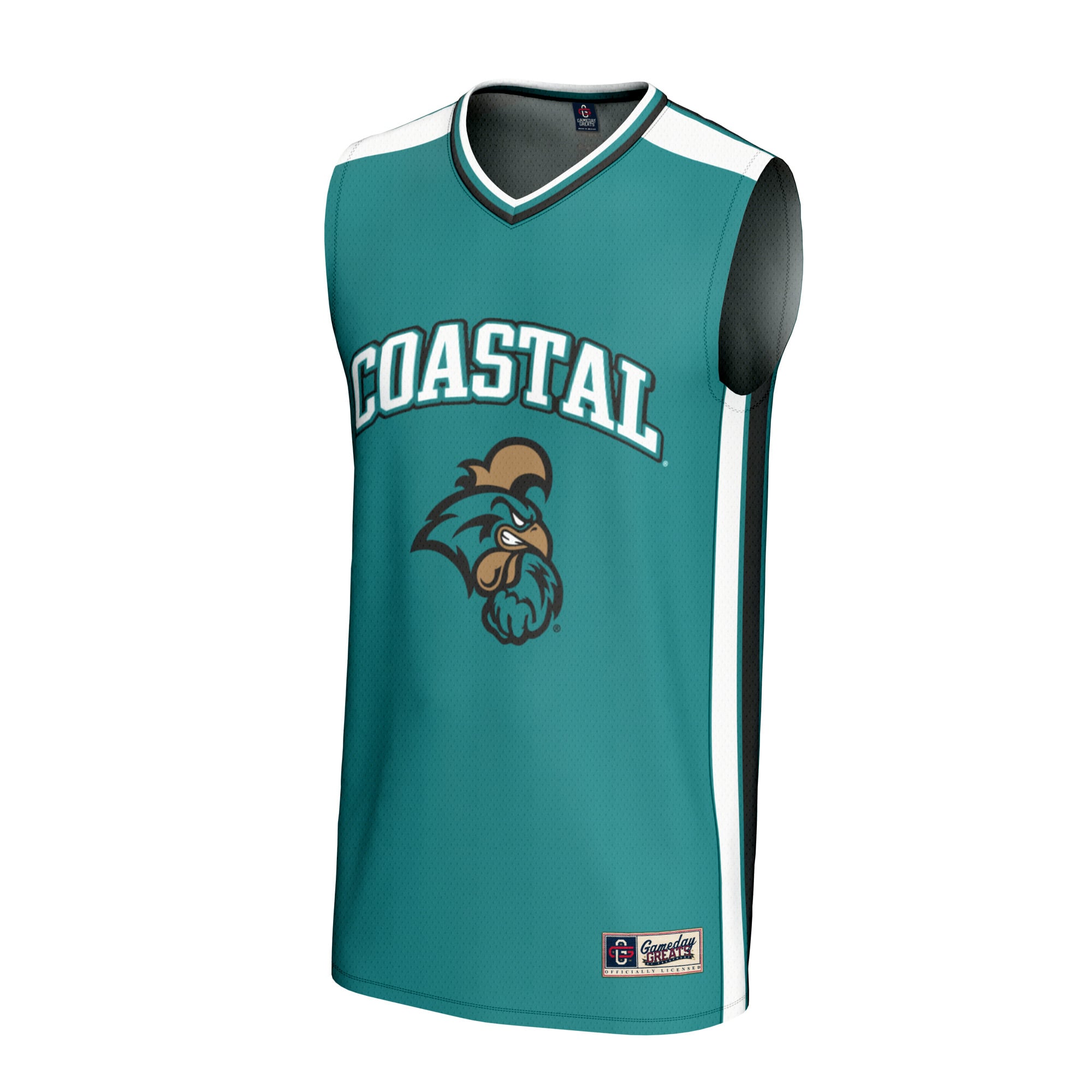 Coastal Carolina Chanticleers Basketball Jersey Teal - front view