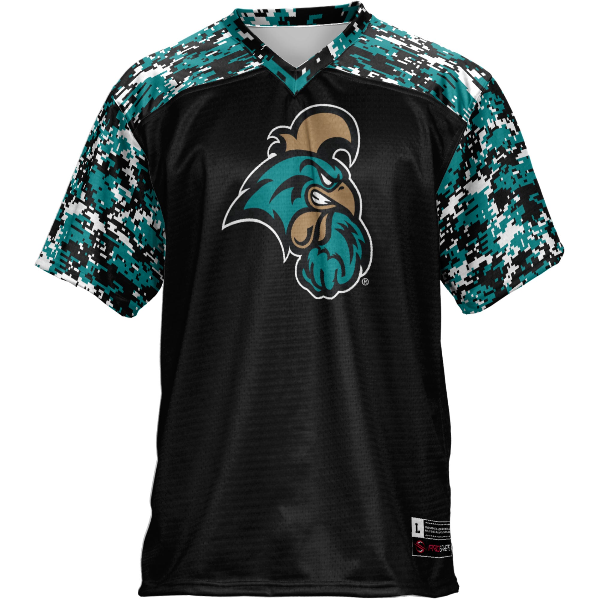 Coastal Carolina Chanticleers Football Jersey Black - front view