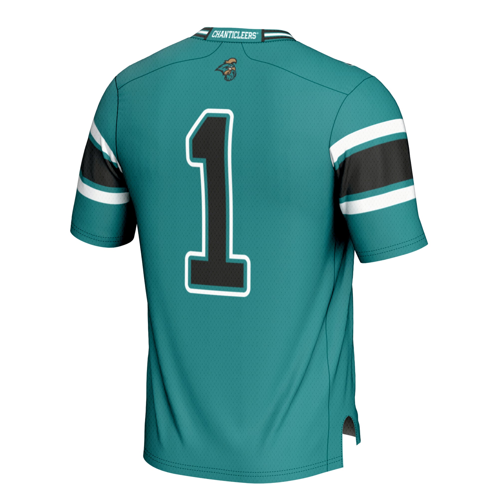 #1 Coastal Carolina Chanticleers Football Jersey Teal - back view