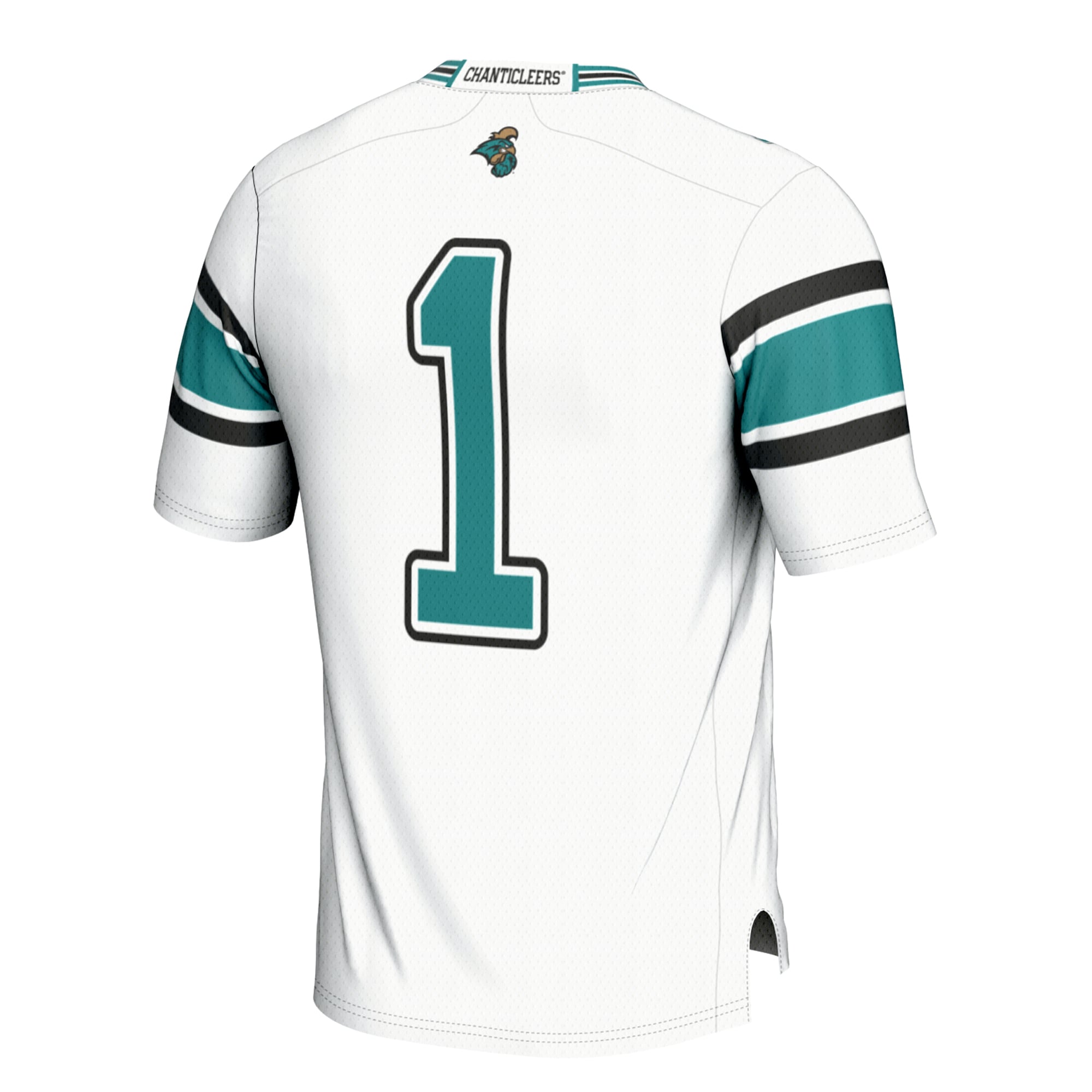 #1 Coastal Carolina Chanticleers Football Jersey White - back view