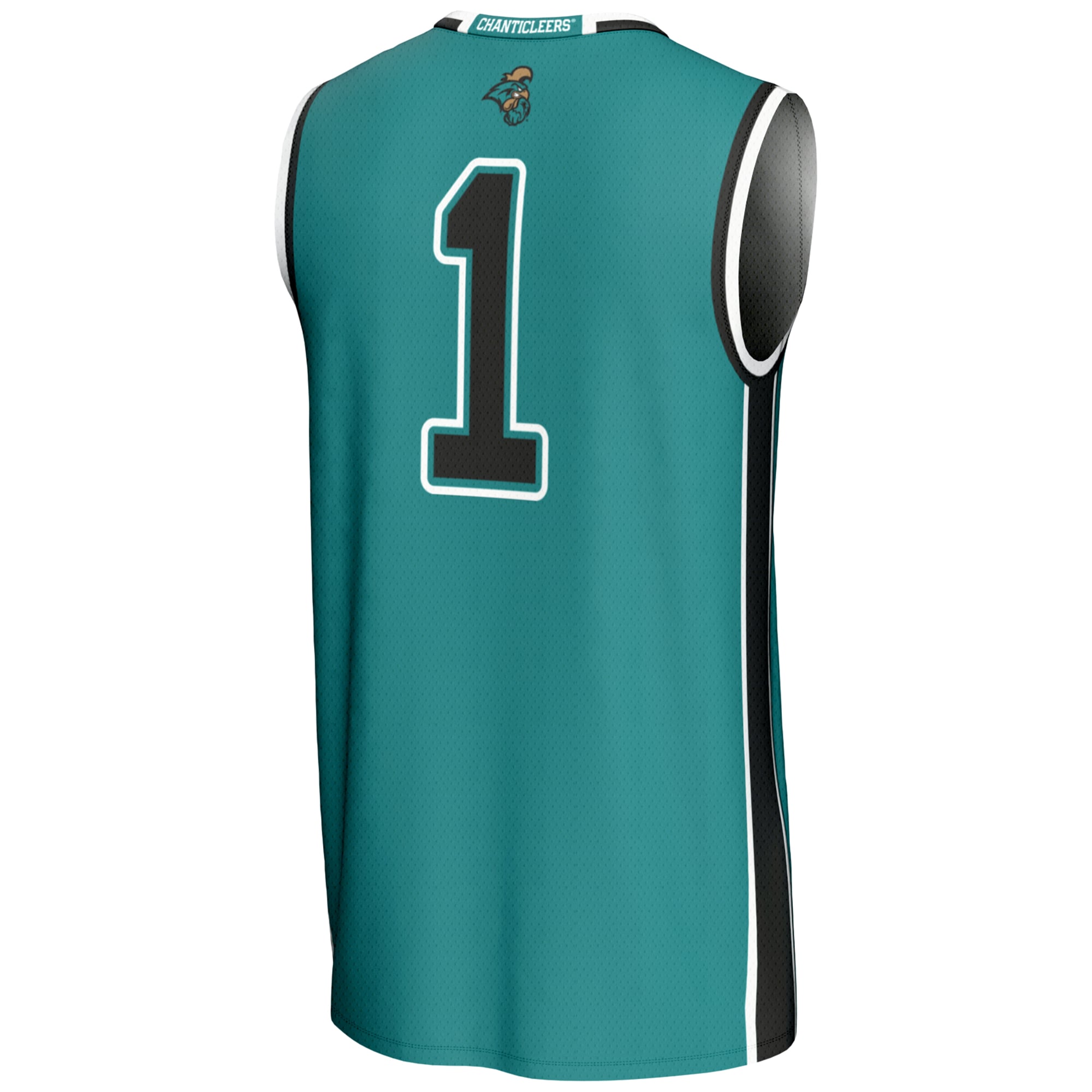 #1 Coastal Carolina Chanticleers Lightweight Basketball Jersey Light Blue - back view