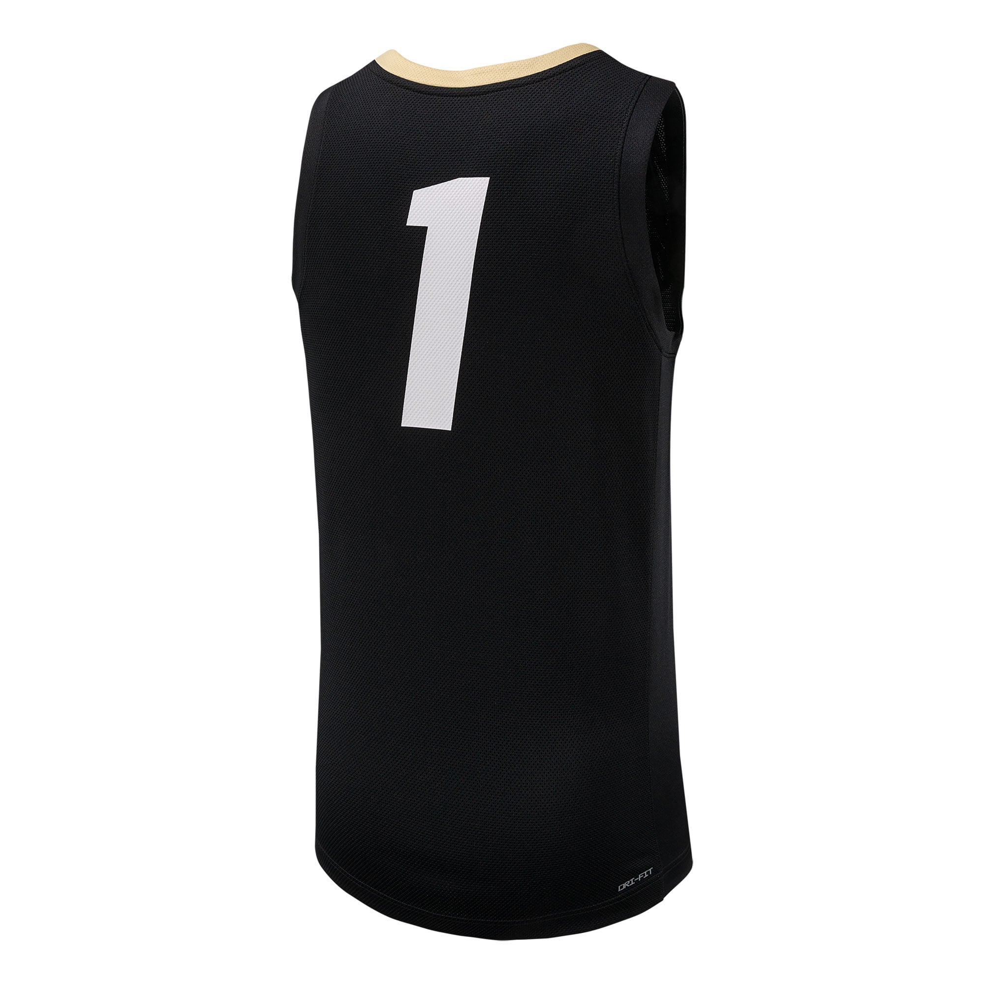 #1 Colorado Buffaloes Basketball Jersey Black - back view