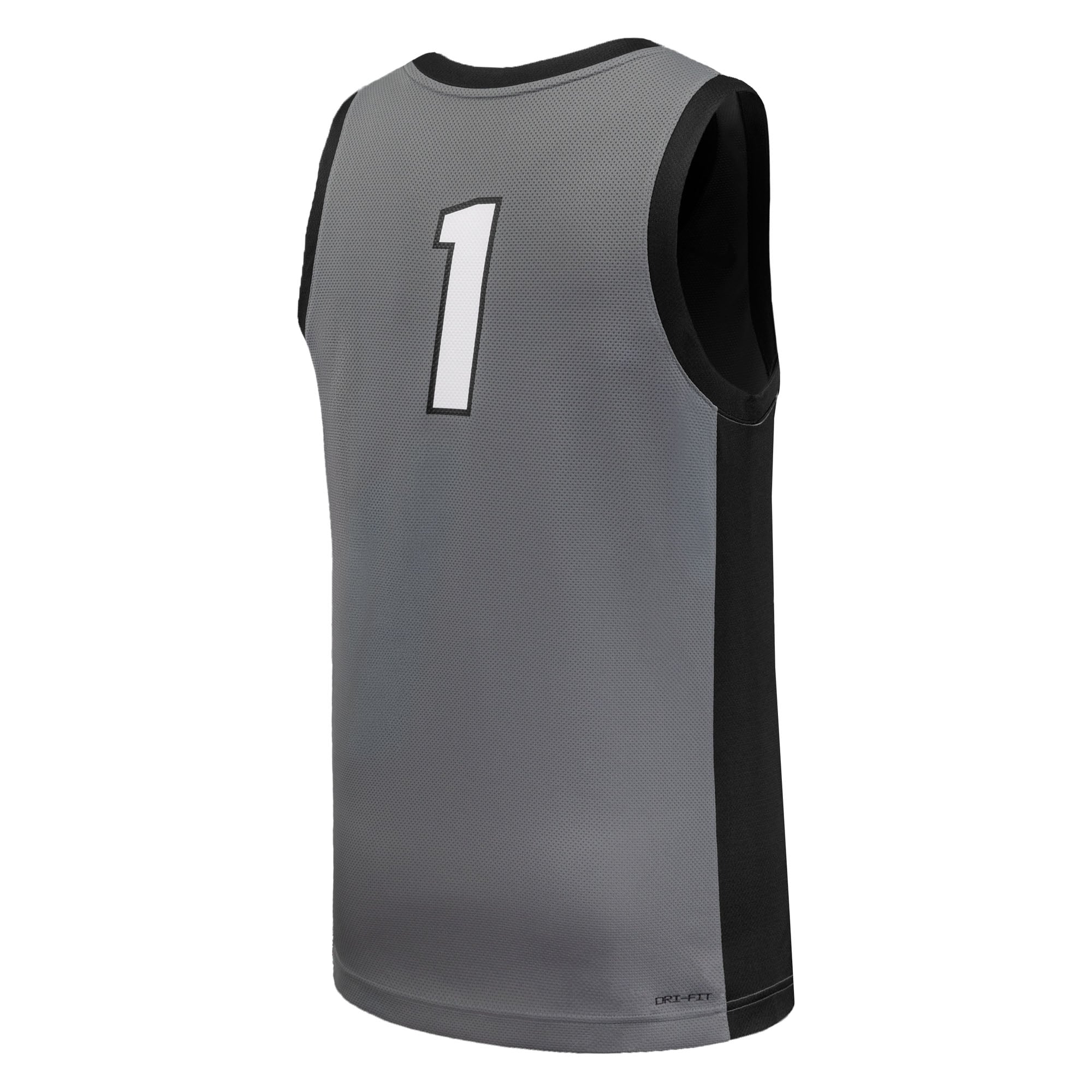 #1 Colorado Buffaloes Basketball Jersey Gray - back view