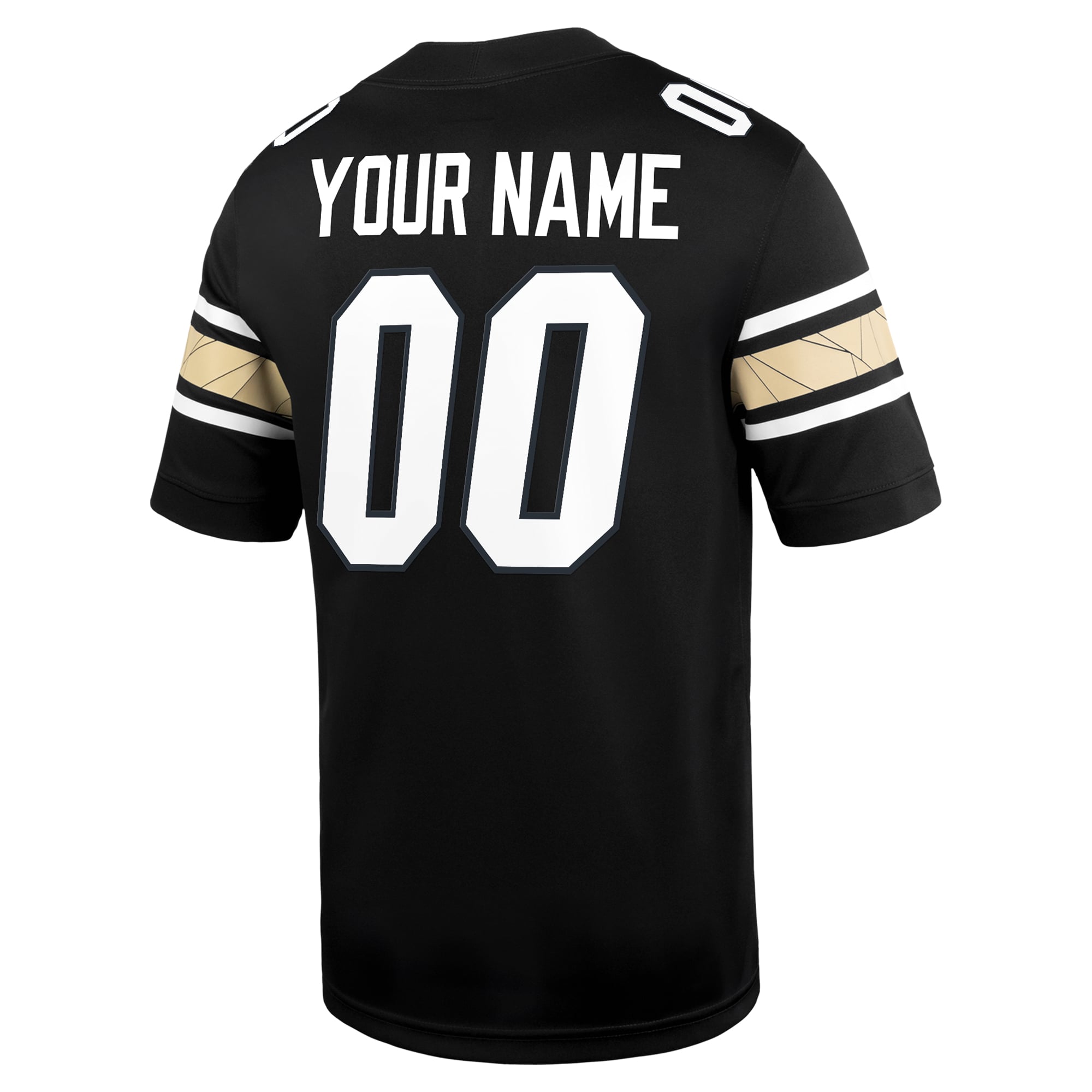Colorado Buffaloes Custom Football Jersey Black - back view