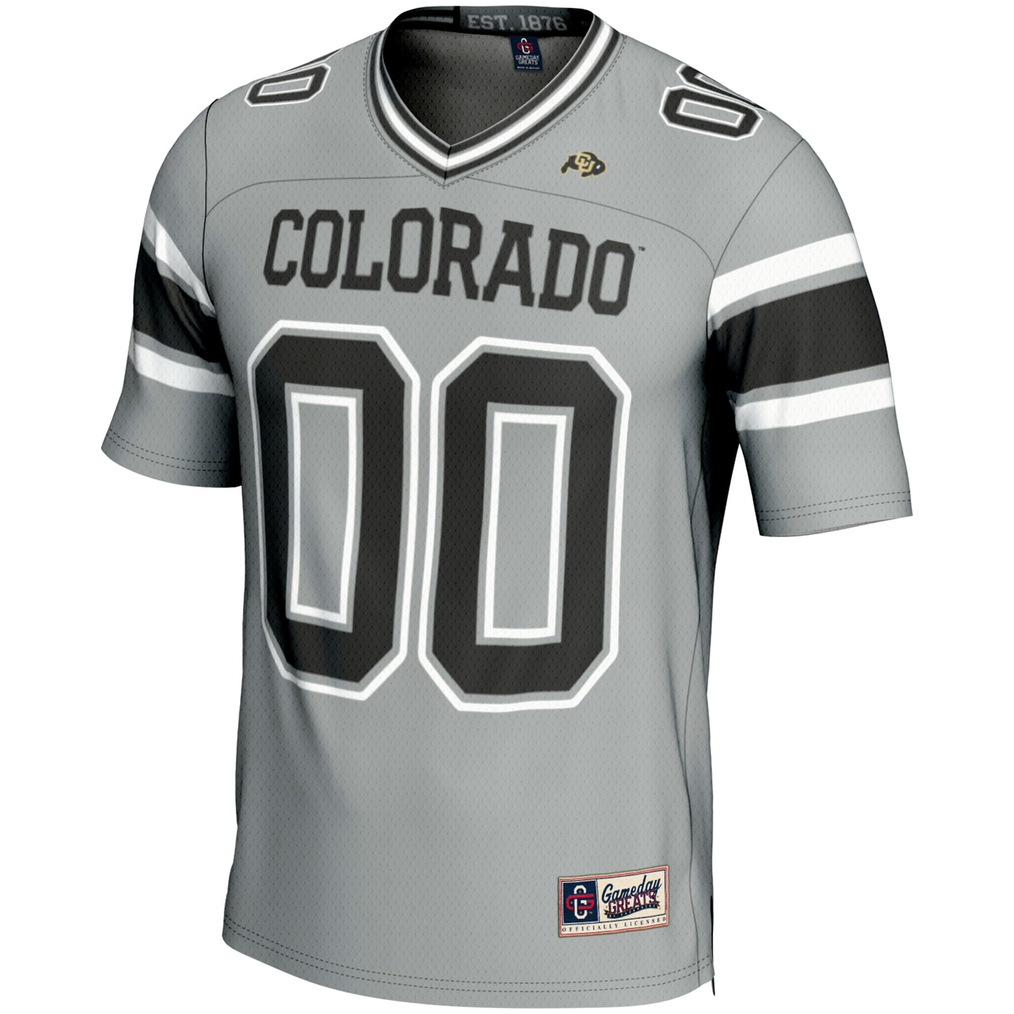 Colorado Buffaloes Football Jersey Gray - front view