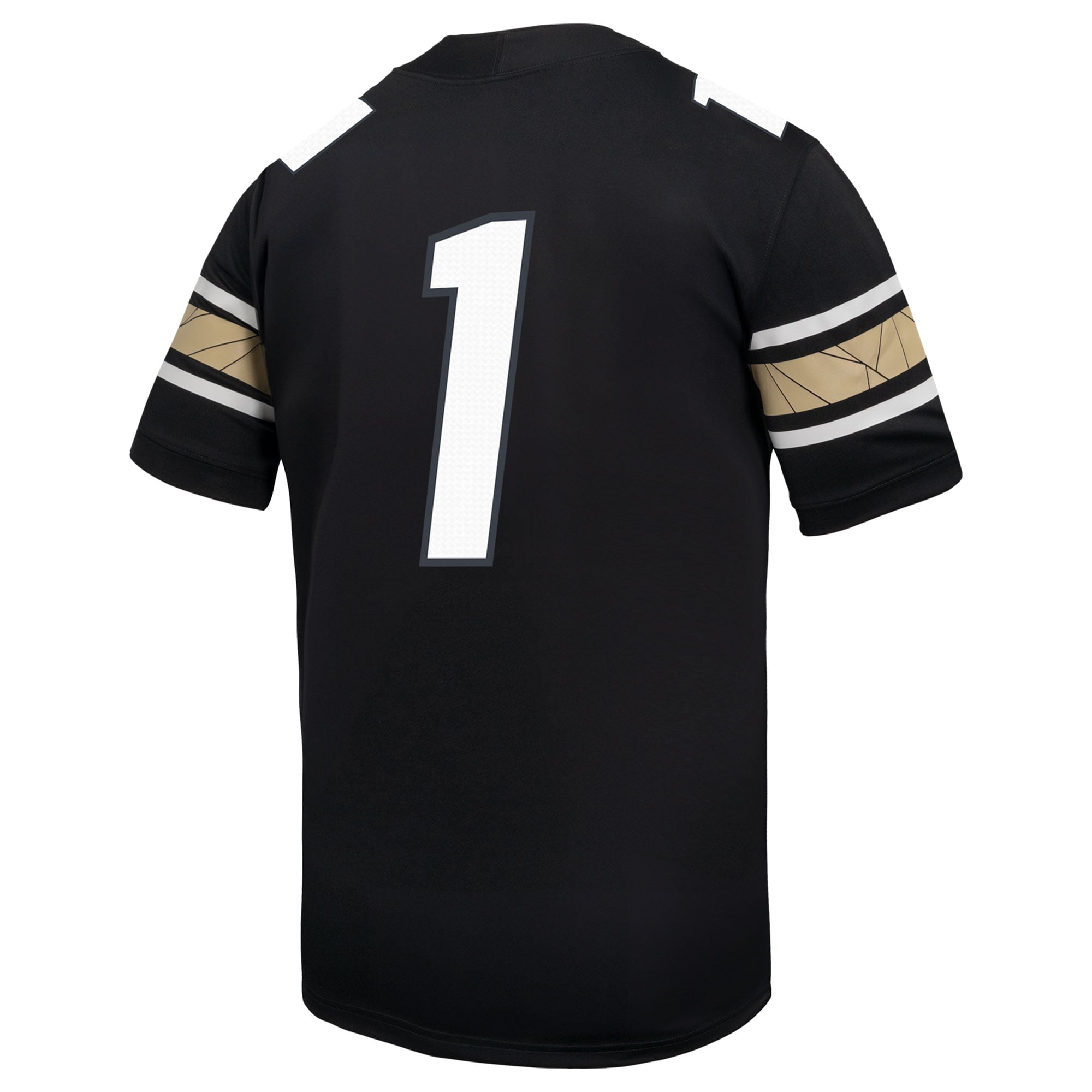 #1 Colorado Buffaloes Throwback Jersey Black - back view
