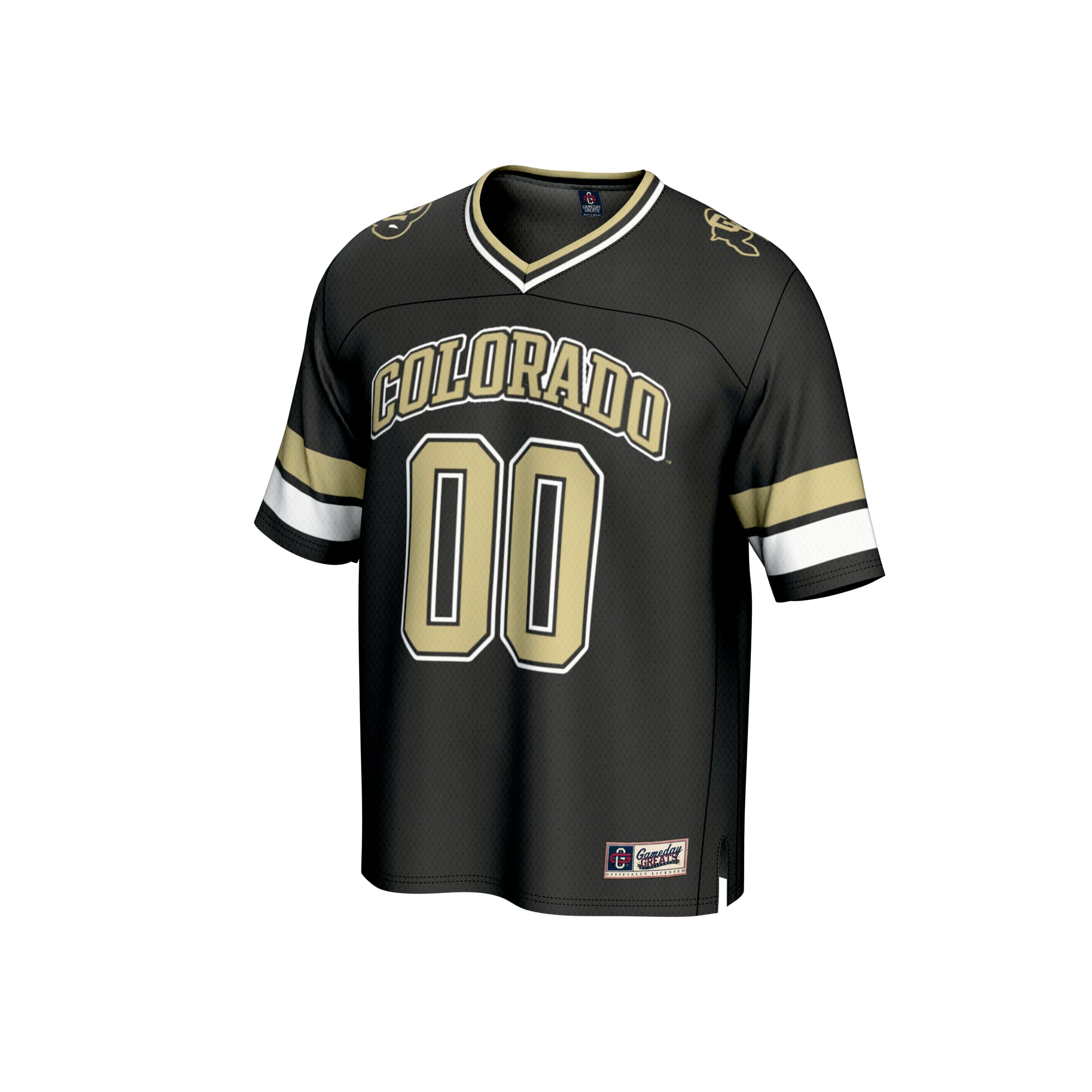 Colorado Buffaloes Unisex Football Jersey Black - front view