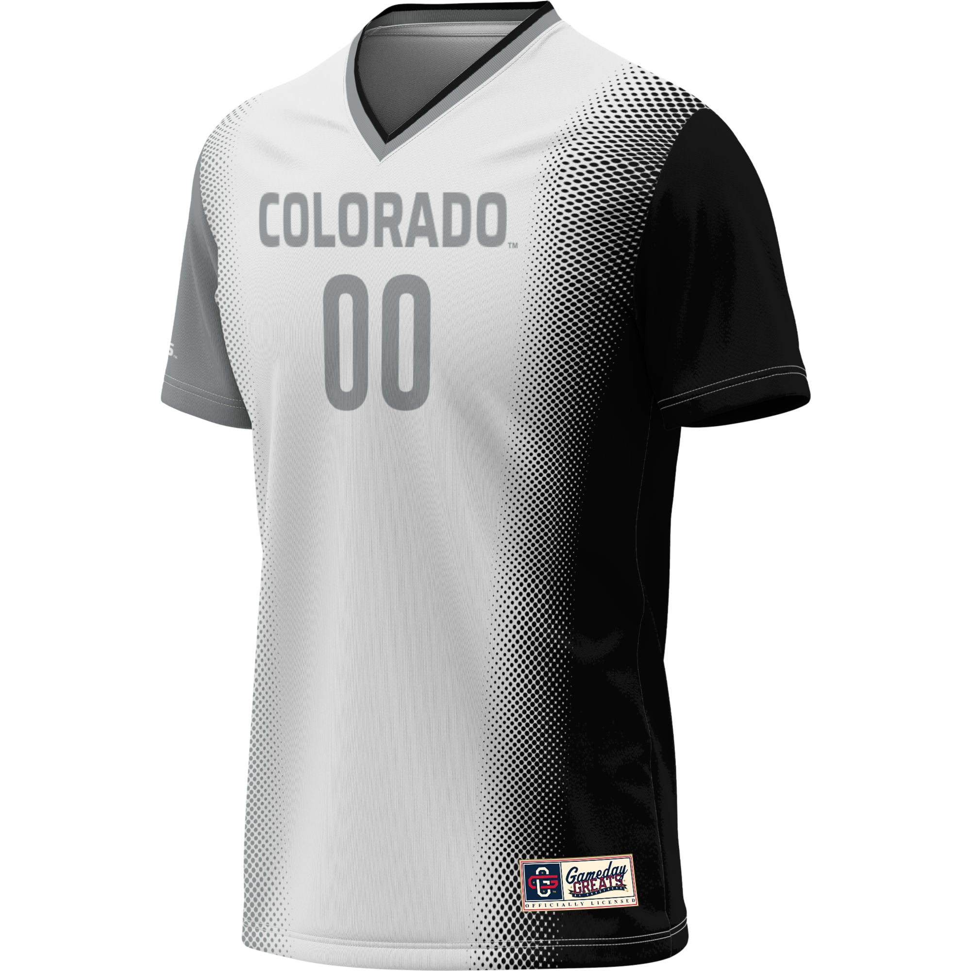 Colorado Buffaloes Youth Lightweight Women's Soccer Jersey White - front view