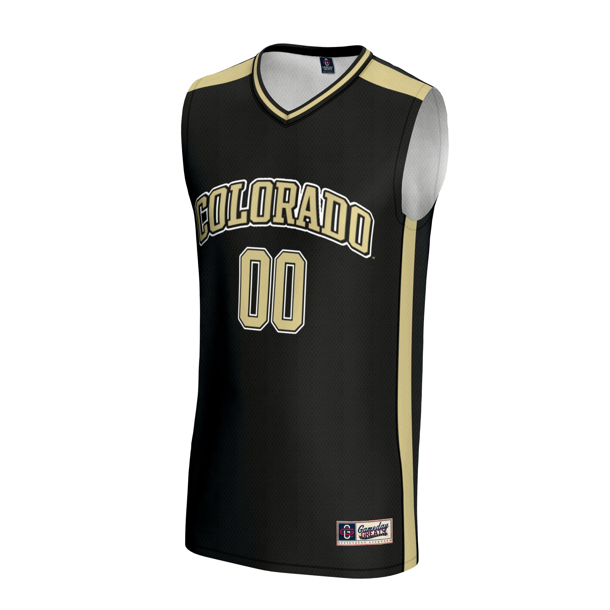 Colorado Buffaloes Youth Women's Basketball Lightweight Jersey Black - front view