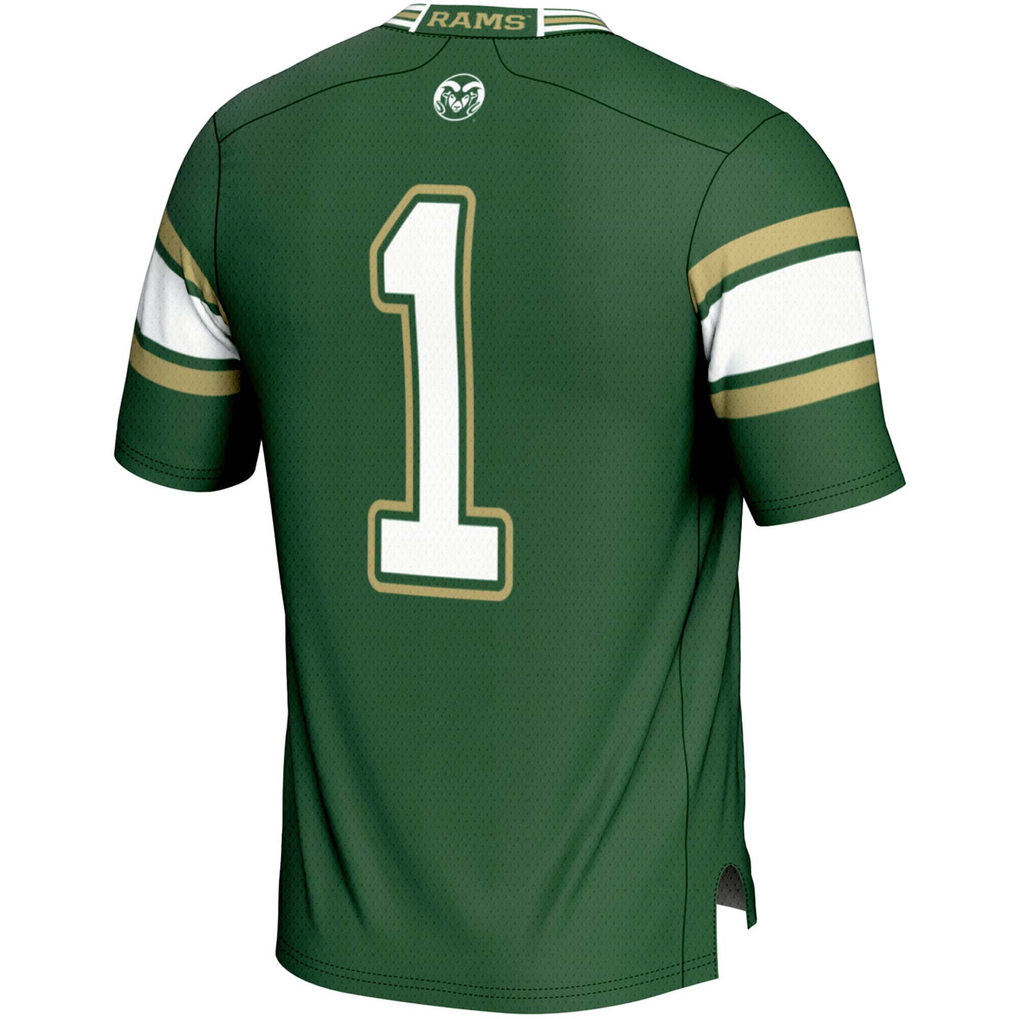 #1 Colorado State Rams Endzone Football Jersey Green - detail view 1