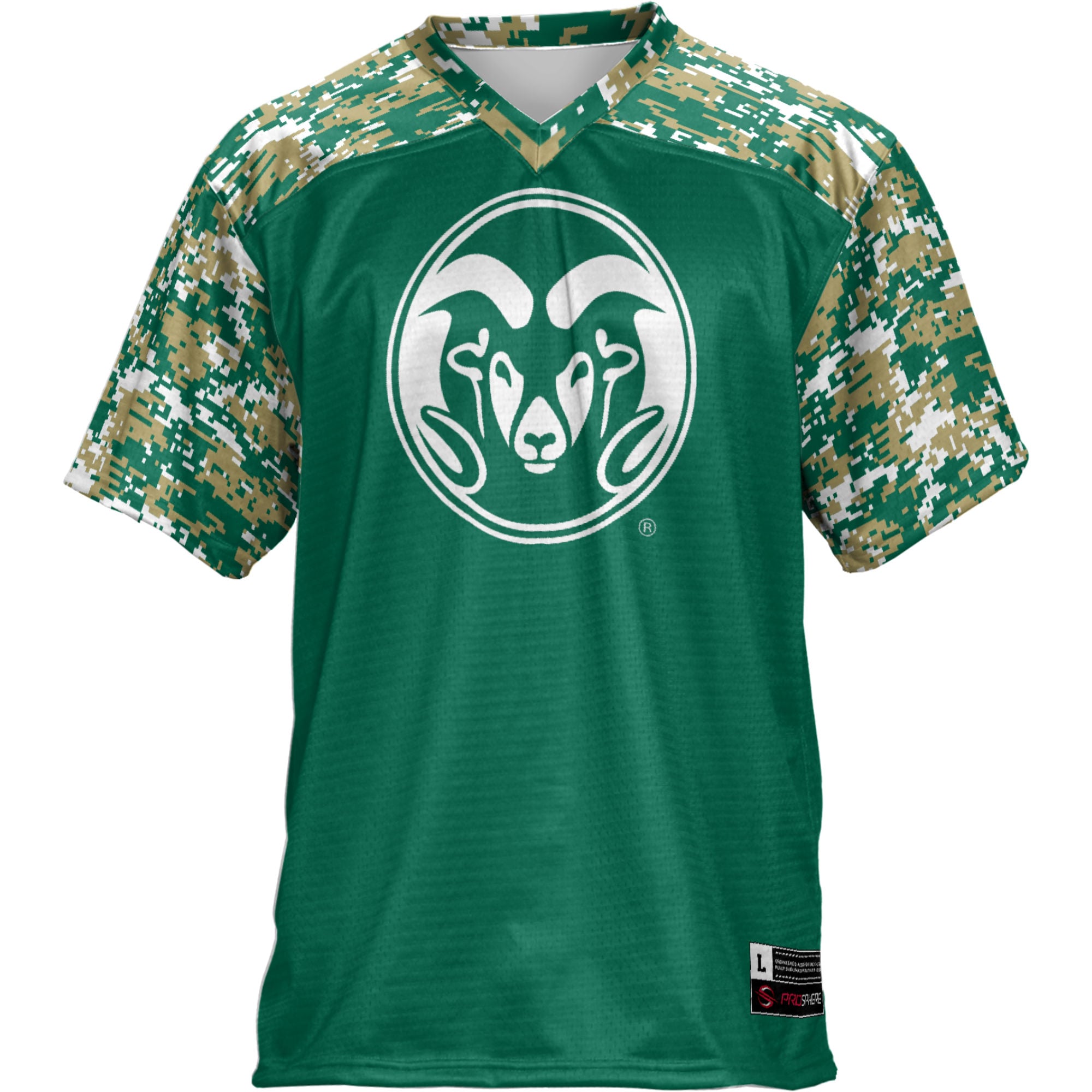 Colorado State Rams Football Jersey Green - front view