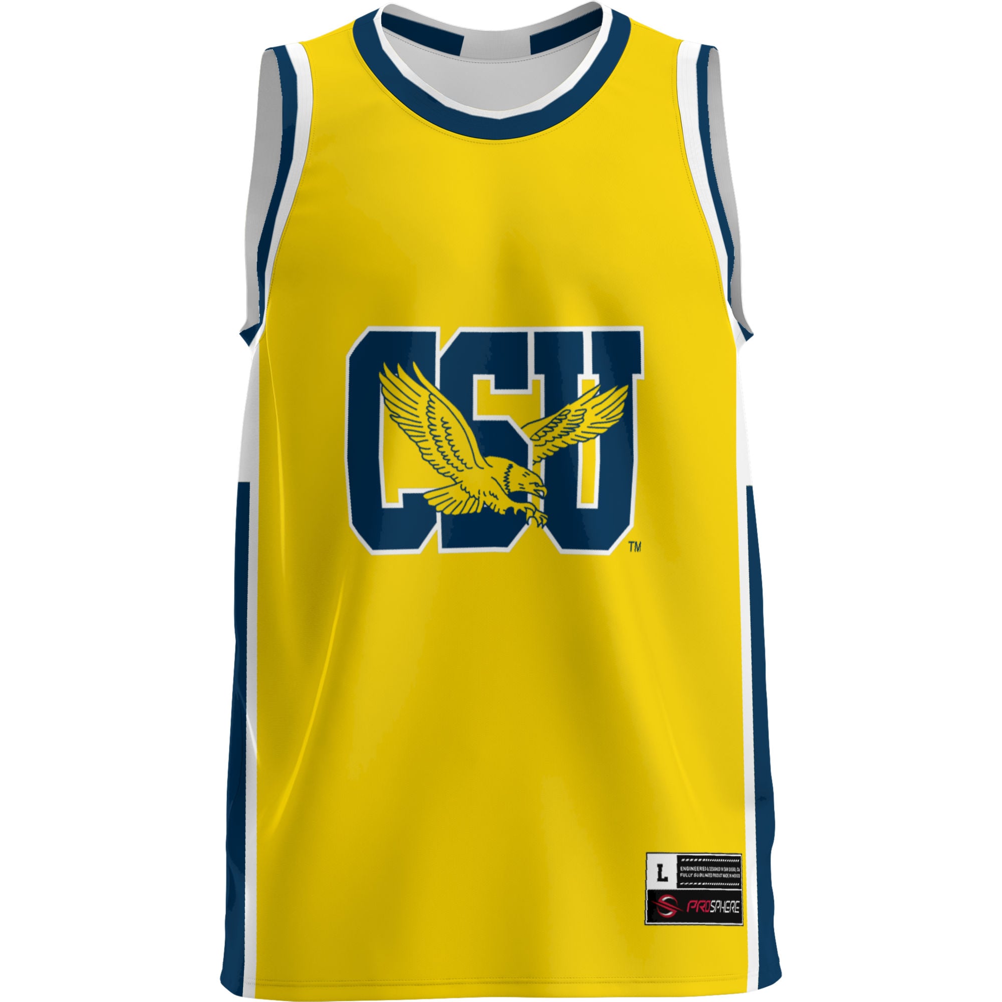 Coppin State Eagles Lightweight Basketball Jersey Blue - front view