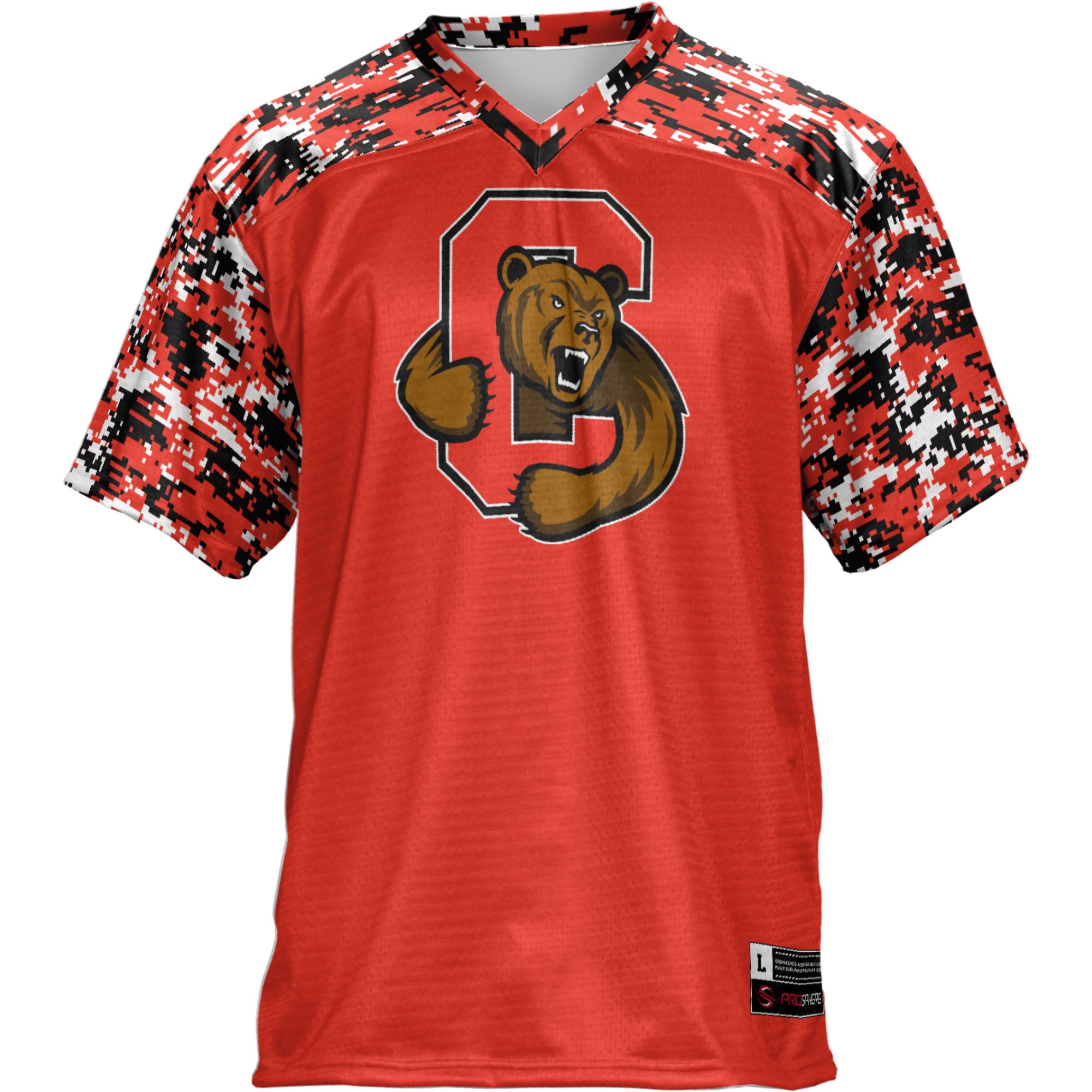Cornell Big Red Football Jersey Red - front view