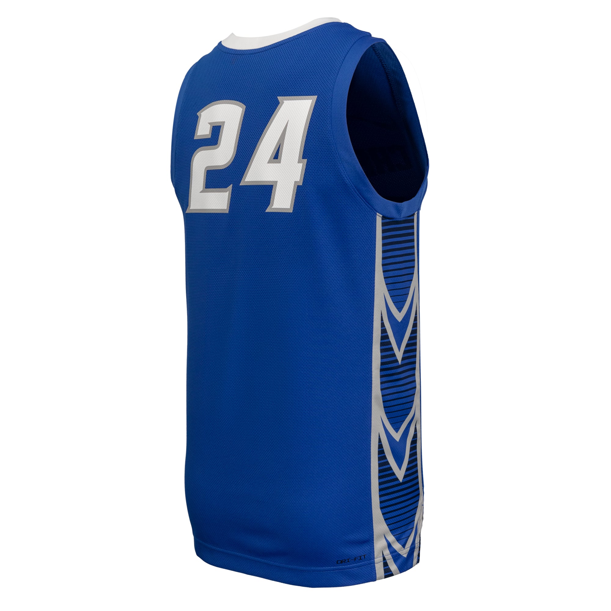 Creighton Bluejays Basketball Jersey Blue - back view