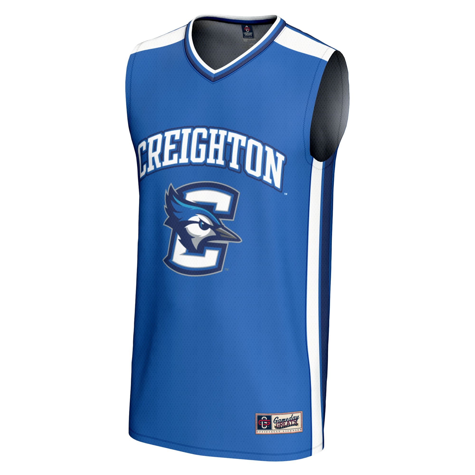 Creighton Bluejays Spirit Basketball Jersey Blue - front view