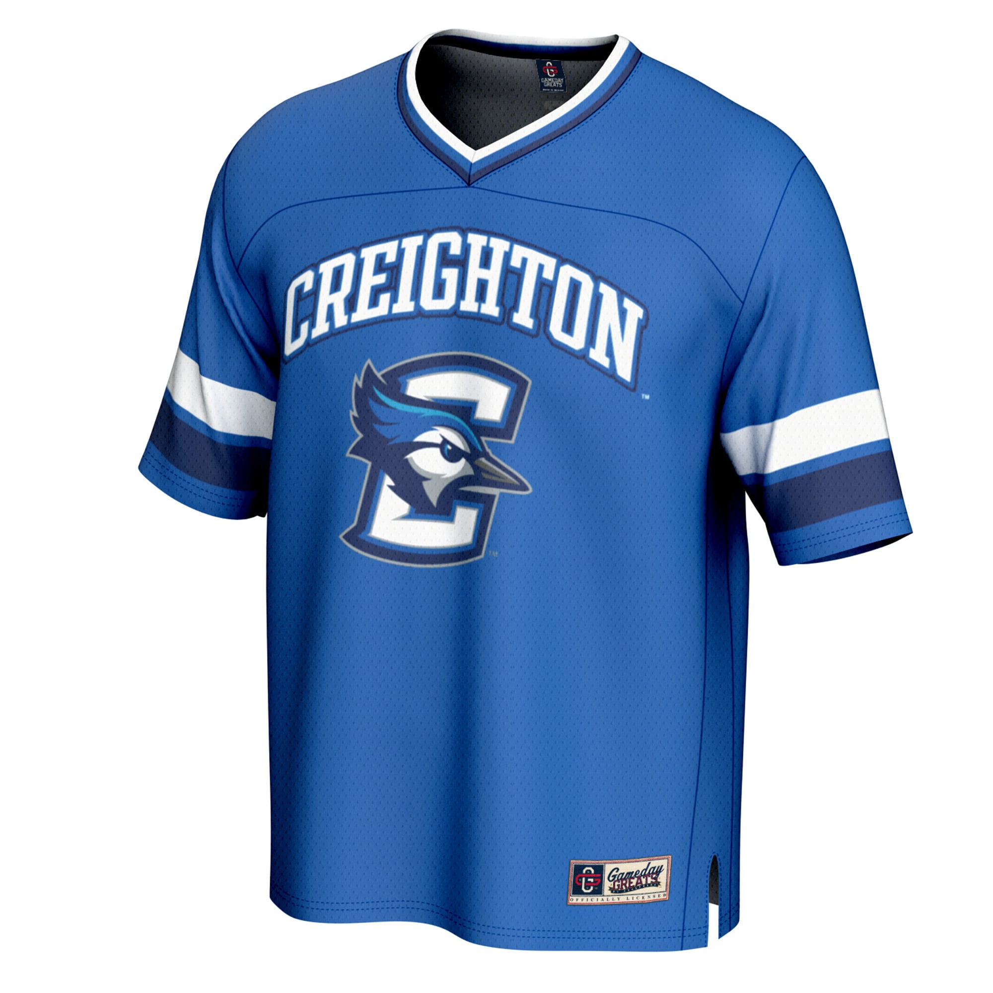 Creighton Bluejays Spirit Football Jersey Blue - front view