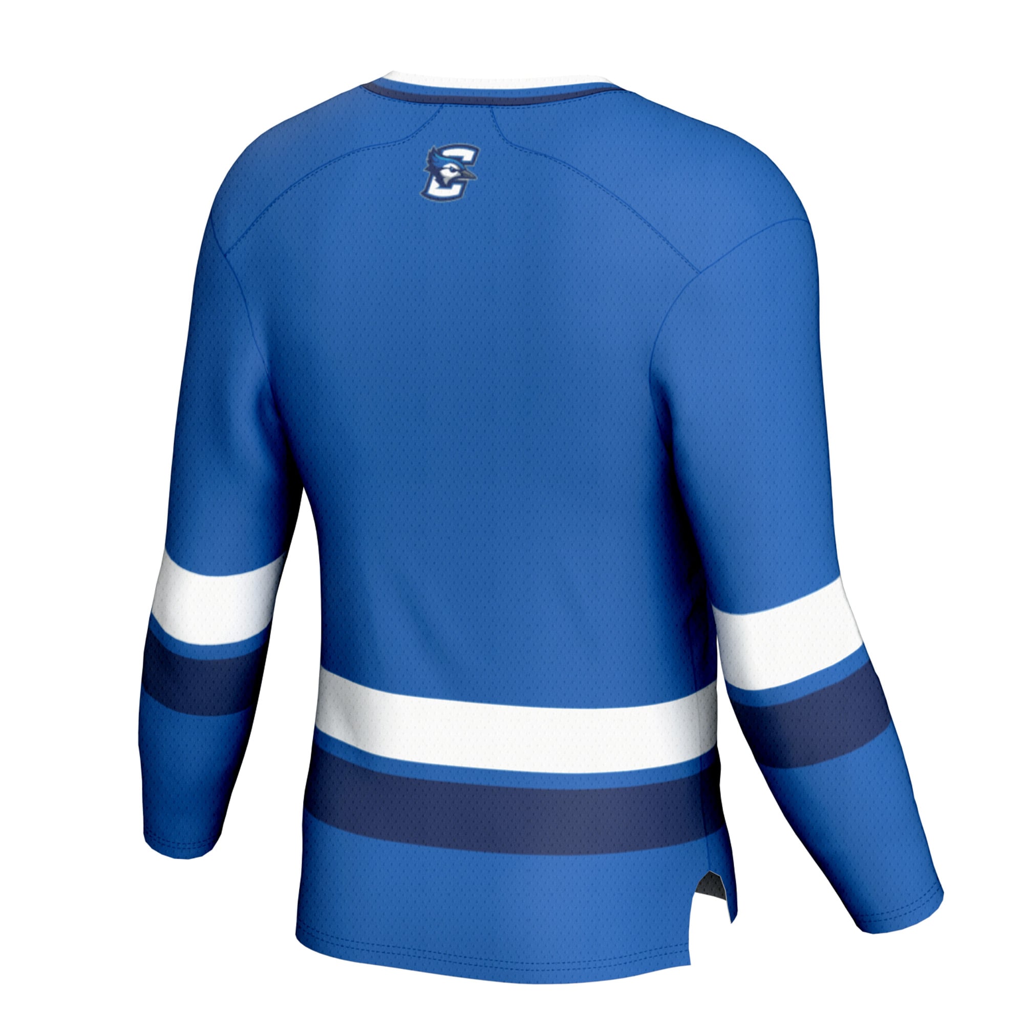 Creighton Bluejays Spirit Hockey Jersey Blue - back view