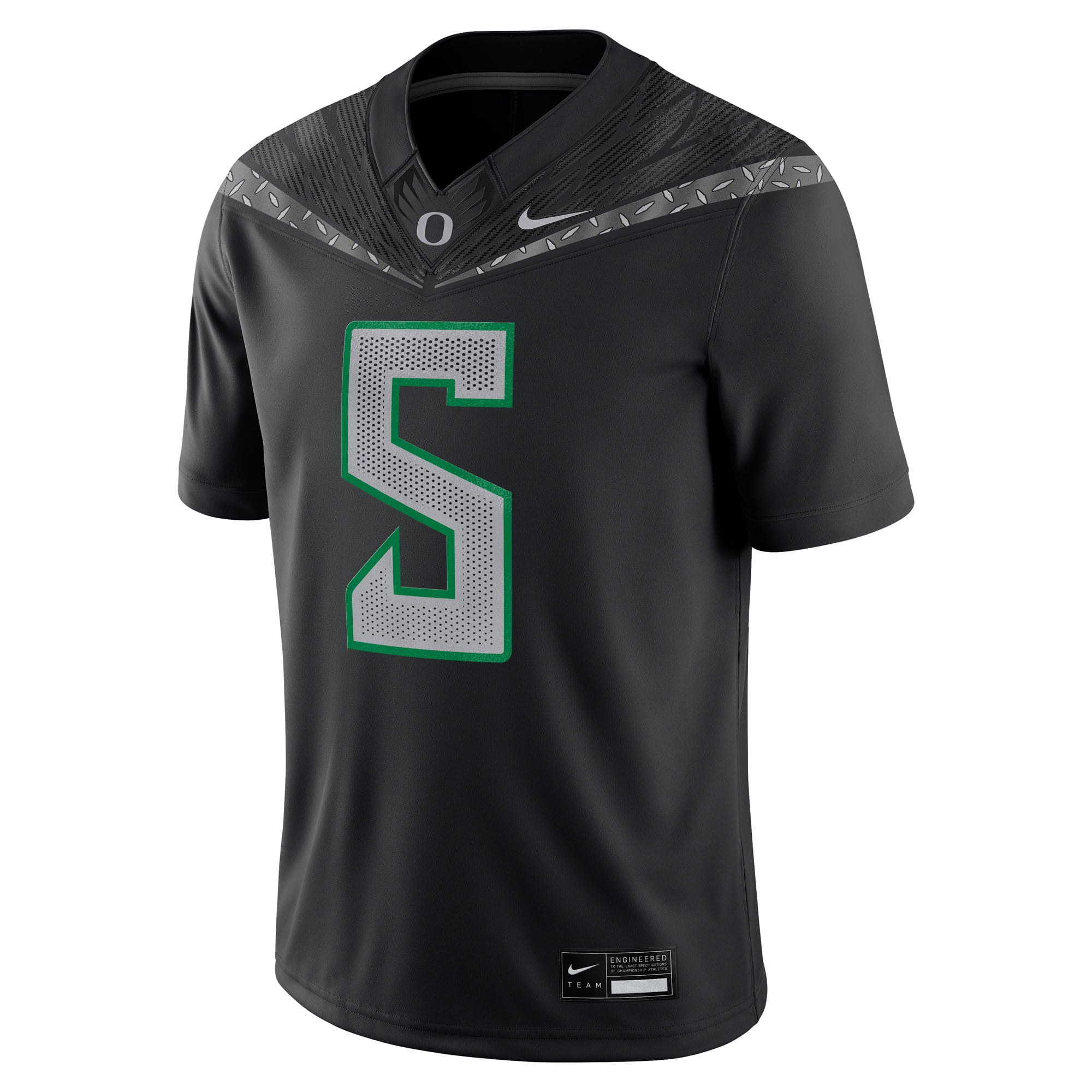 Dante Moore Oregon Ducks Home Football Jersey Black - front view