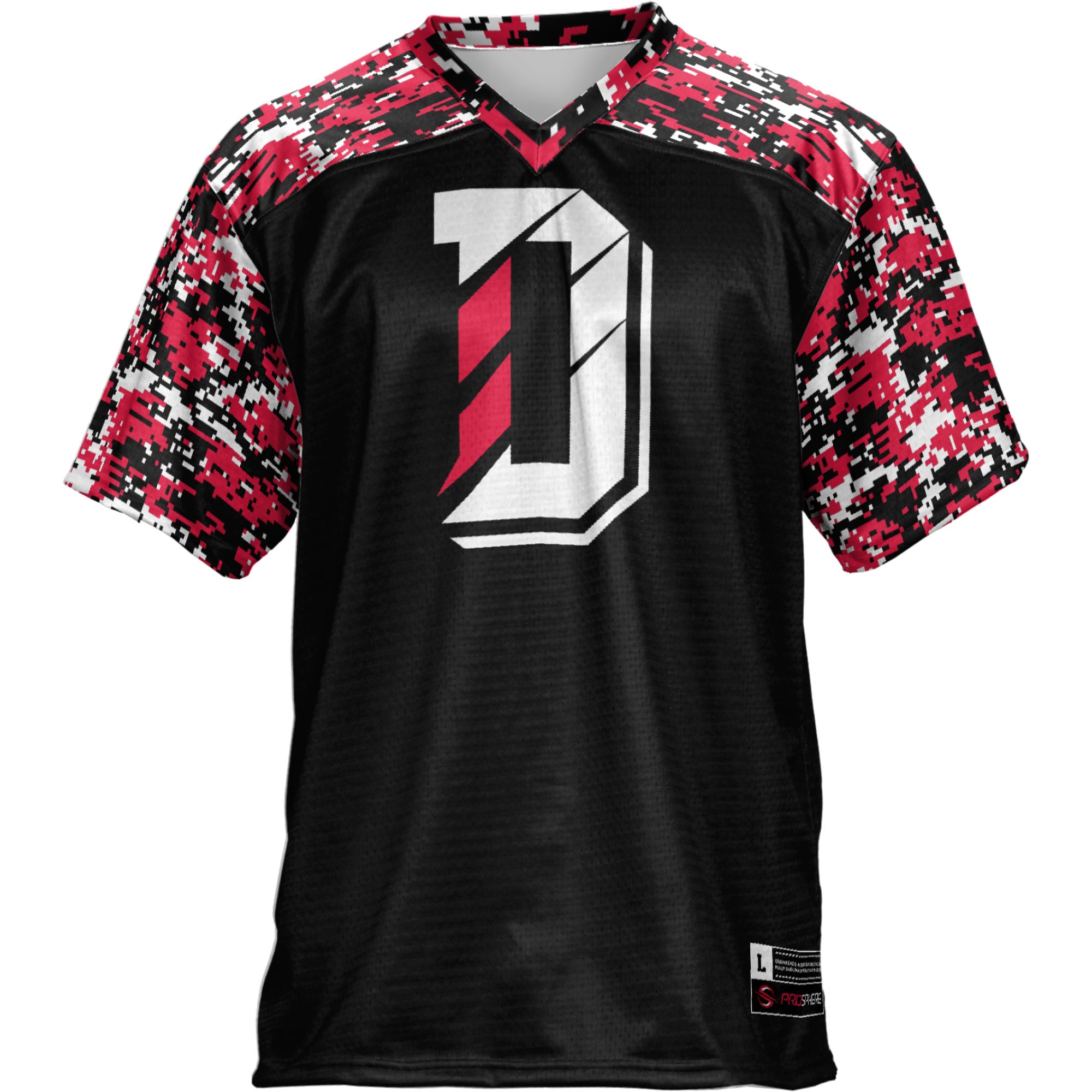 Davidson Wildcats Football Jersey Black - front view
