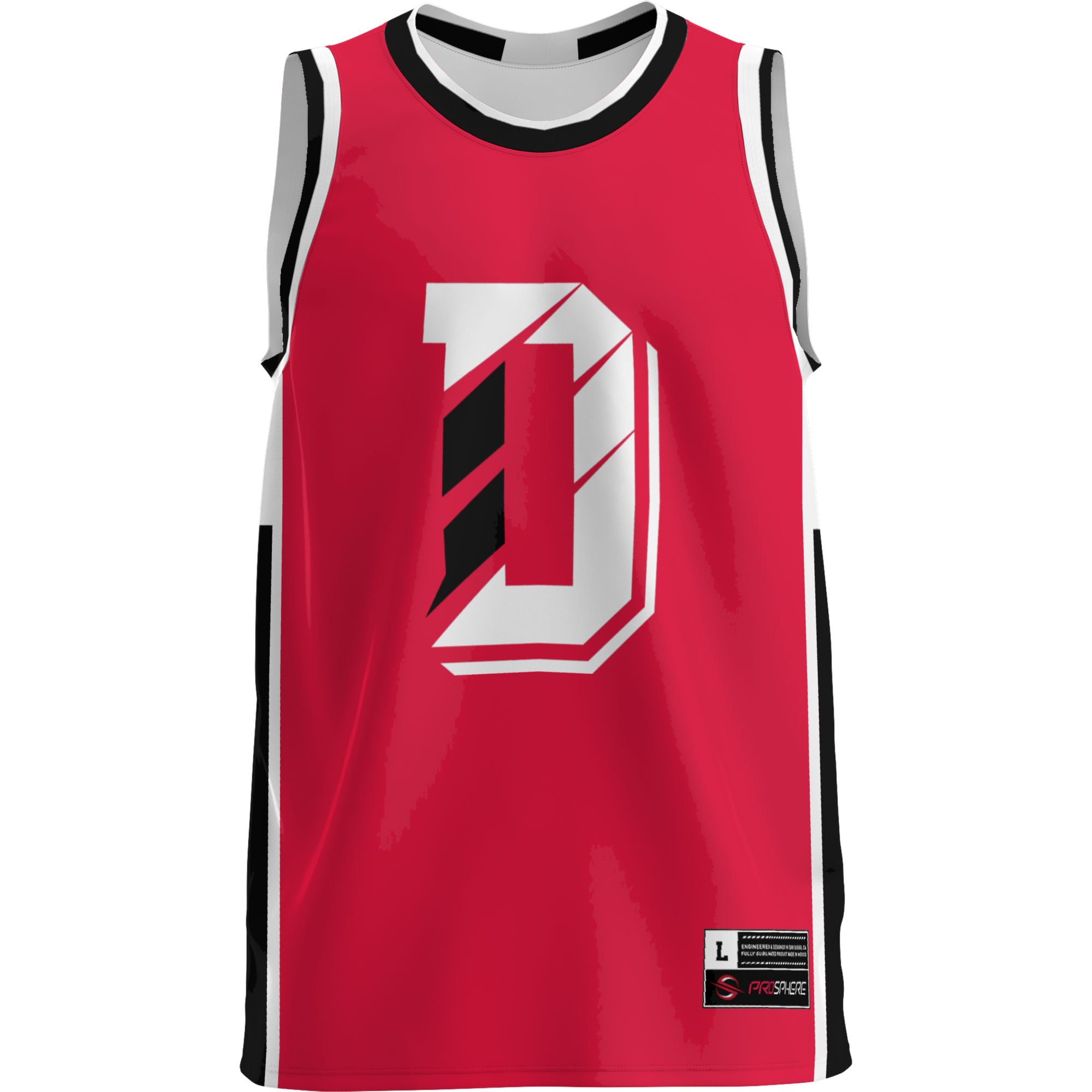 Davidson Wildcats Lightweight Basketball Jersey Red - front view