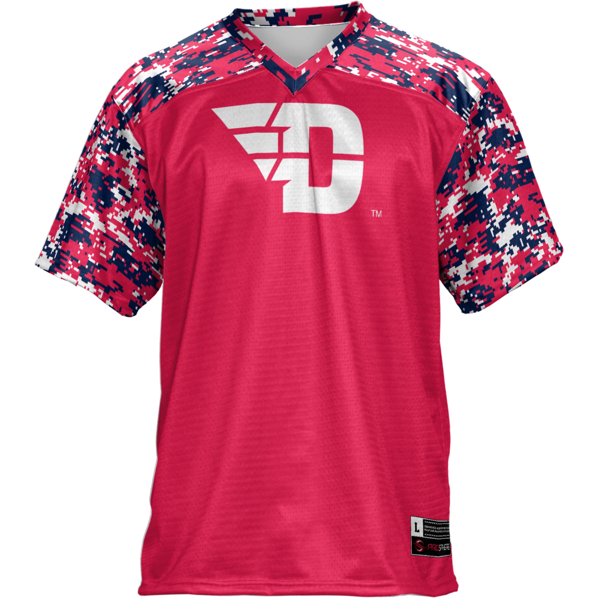 Dayton Flyers Football Jersey Red - front view
