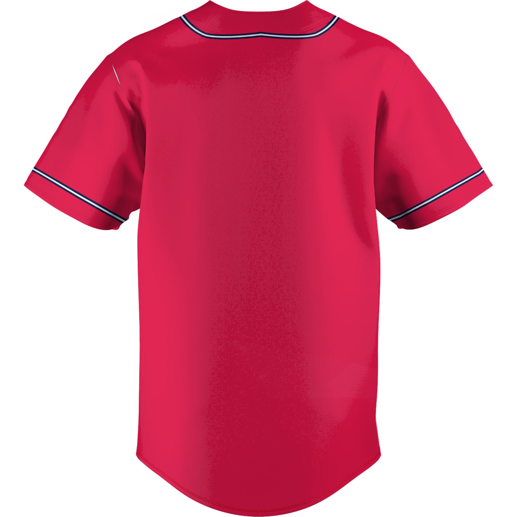 Dayton Flyers Lightweight Baseball Jersey Red - back view