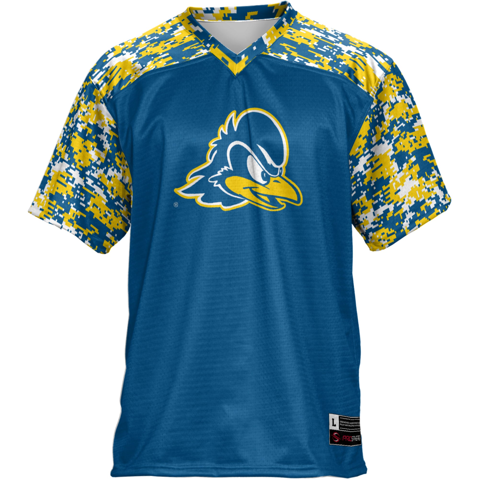 Delaware Fightin' Blue Hens Football Jersey Royal - front view