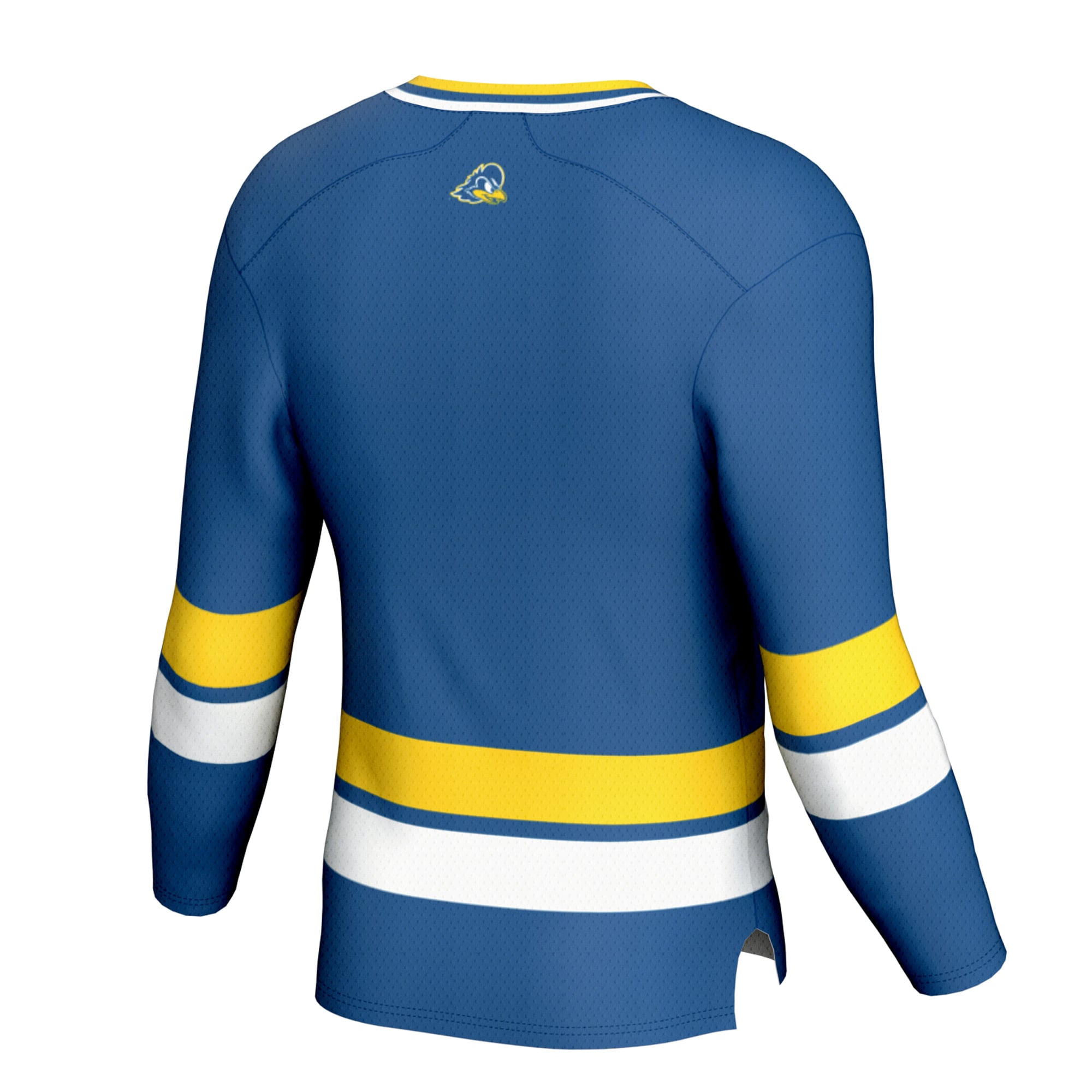 Delaware Fightin' Blue Hens Spirit Hockey Jersey Royal - back view
