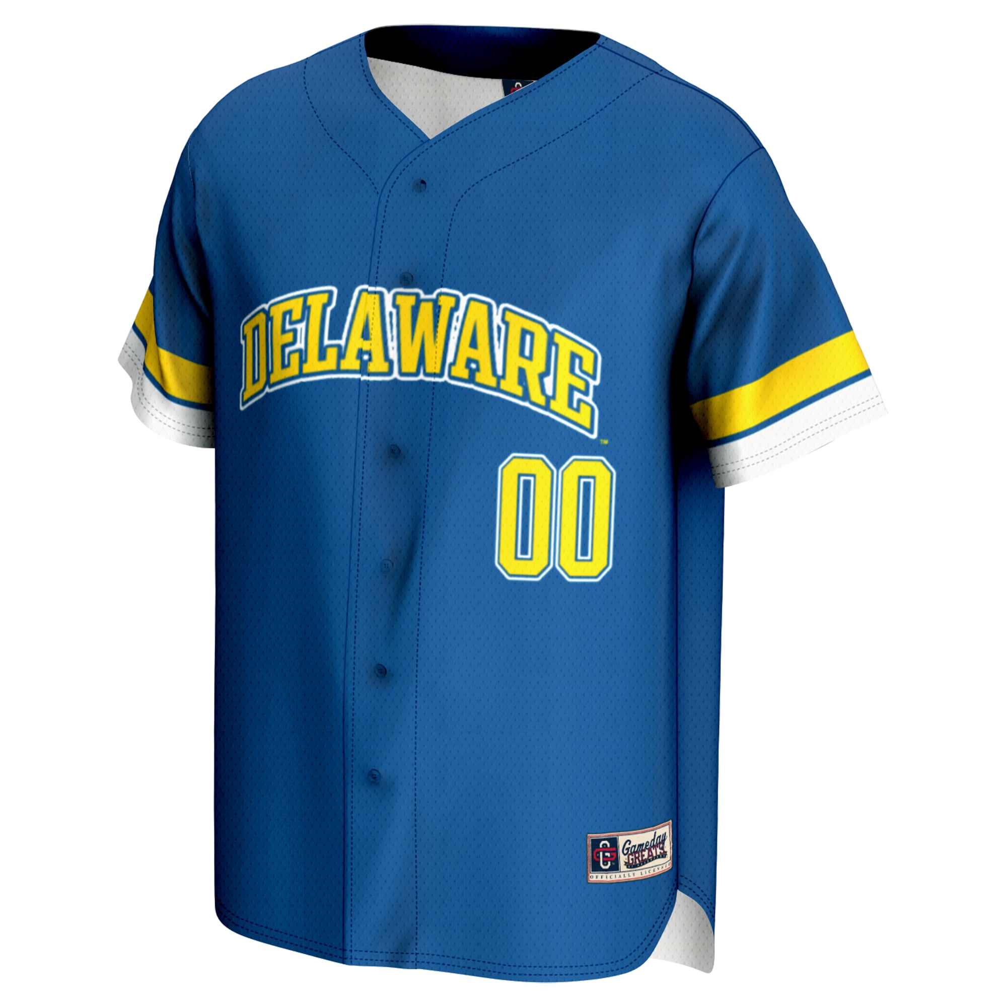 Delaware Fightin' Blue Hens Youth Lightweight Baseball Jersey Royal - front view