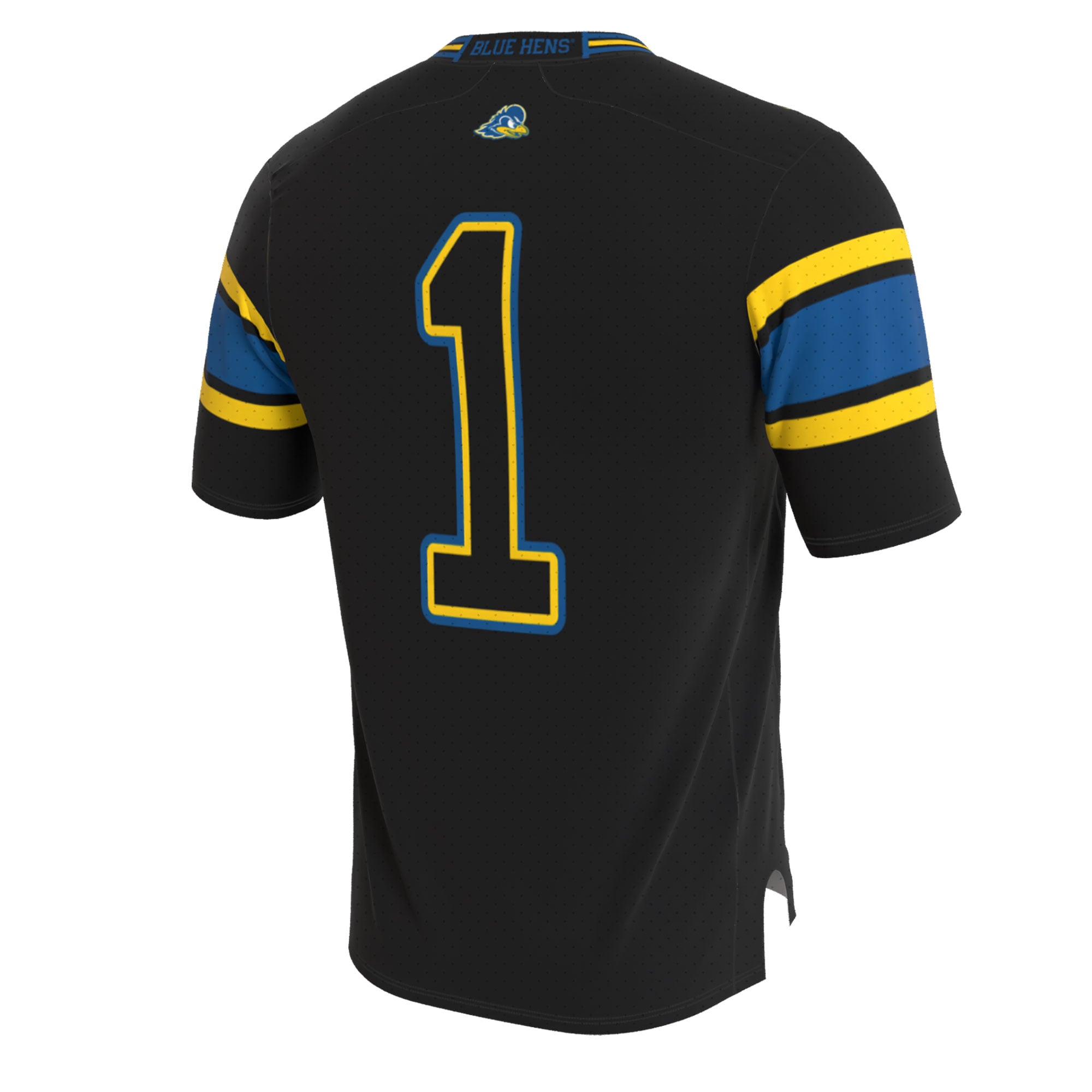 Delaware Fightin' Blue Hens Unisex Lightweight Collegiate Football Blackout Fashion - back view